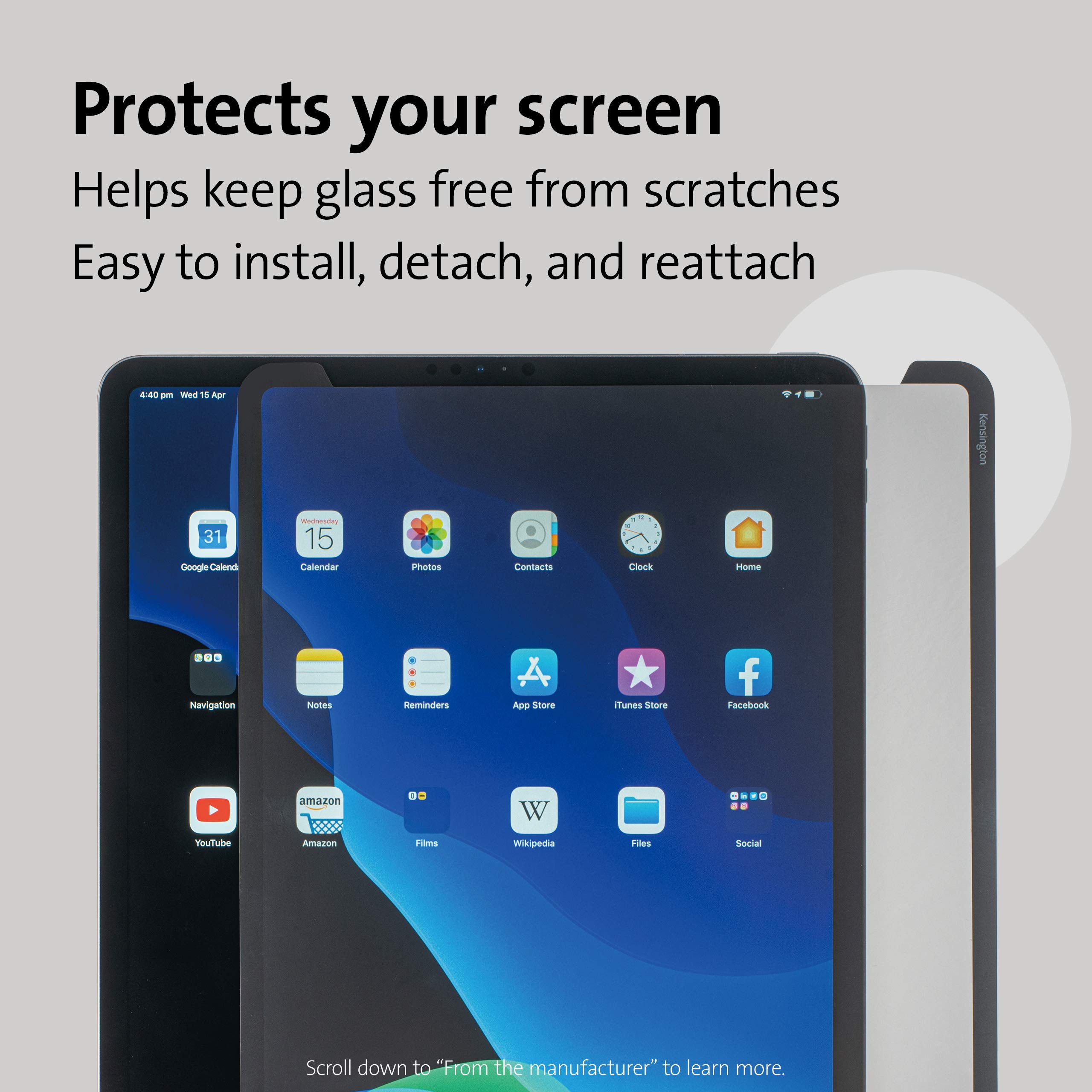 kensington-sa11-privacy-screen-for-ipad-pro-11-k50720ww image 3