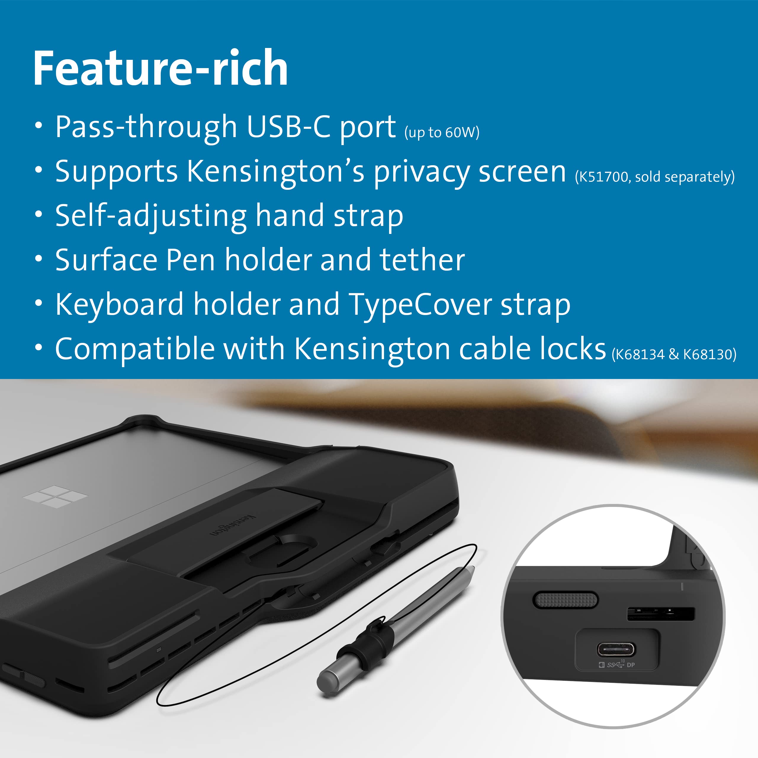 kensington-blackbelt-rugged-case-with-integrated-smart-card-reader-cac-for-surfa image 5