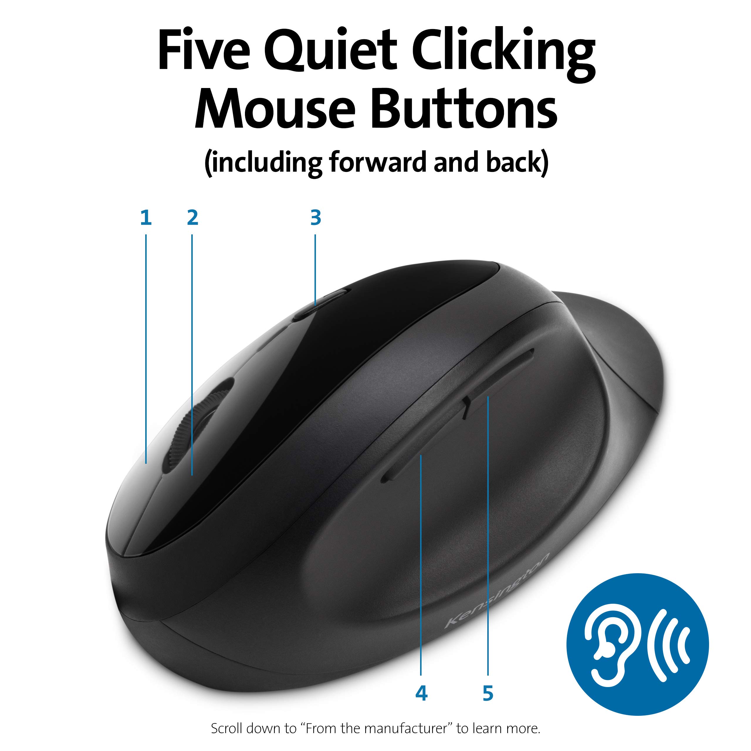 kensington-pro-fit-ergonomic-wireless-mouse-black-k75404ww image 4