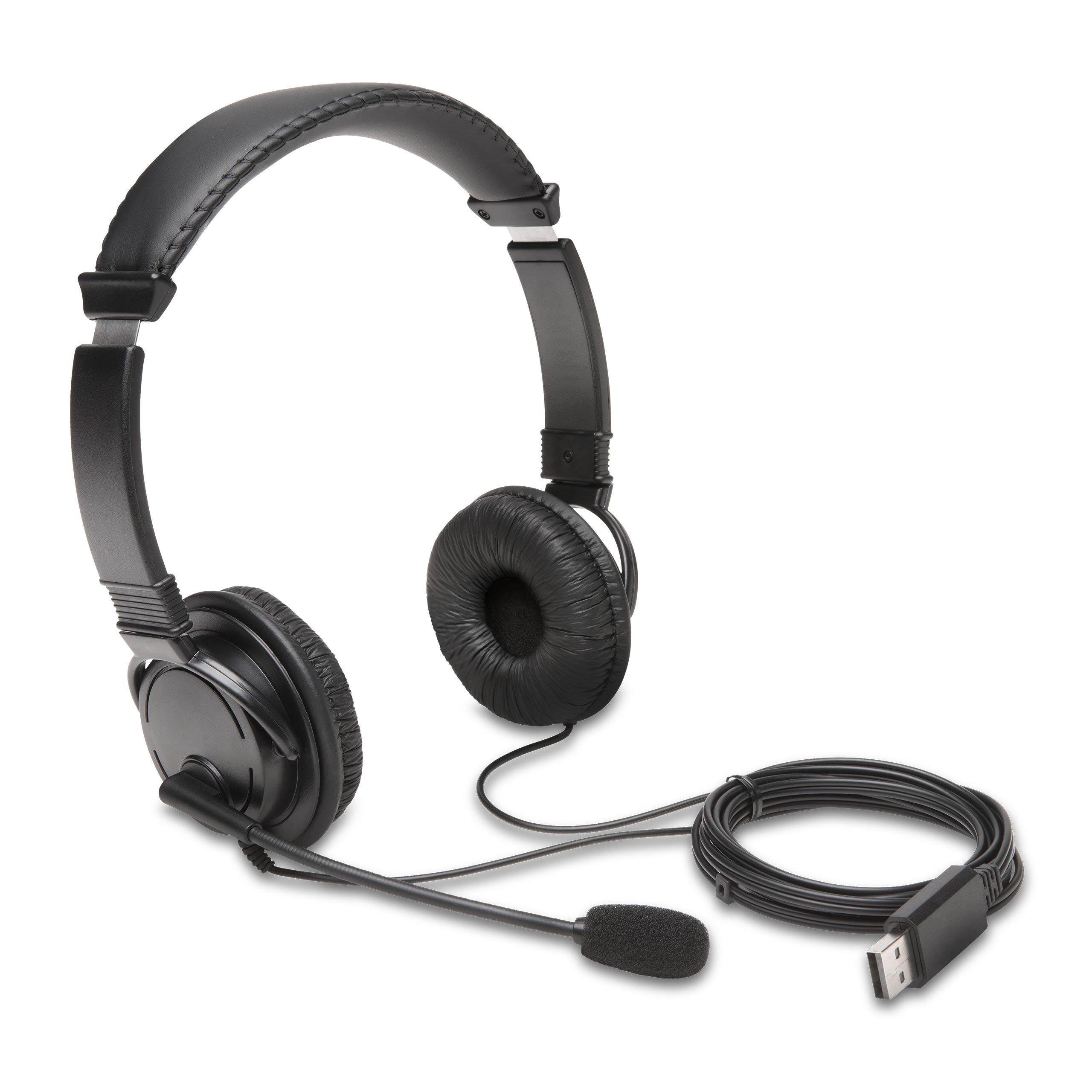 kensington-usb-hi-fi-headset-with-microphone-40mm-drivers-94db-safe-listening-6f image 1