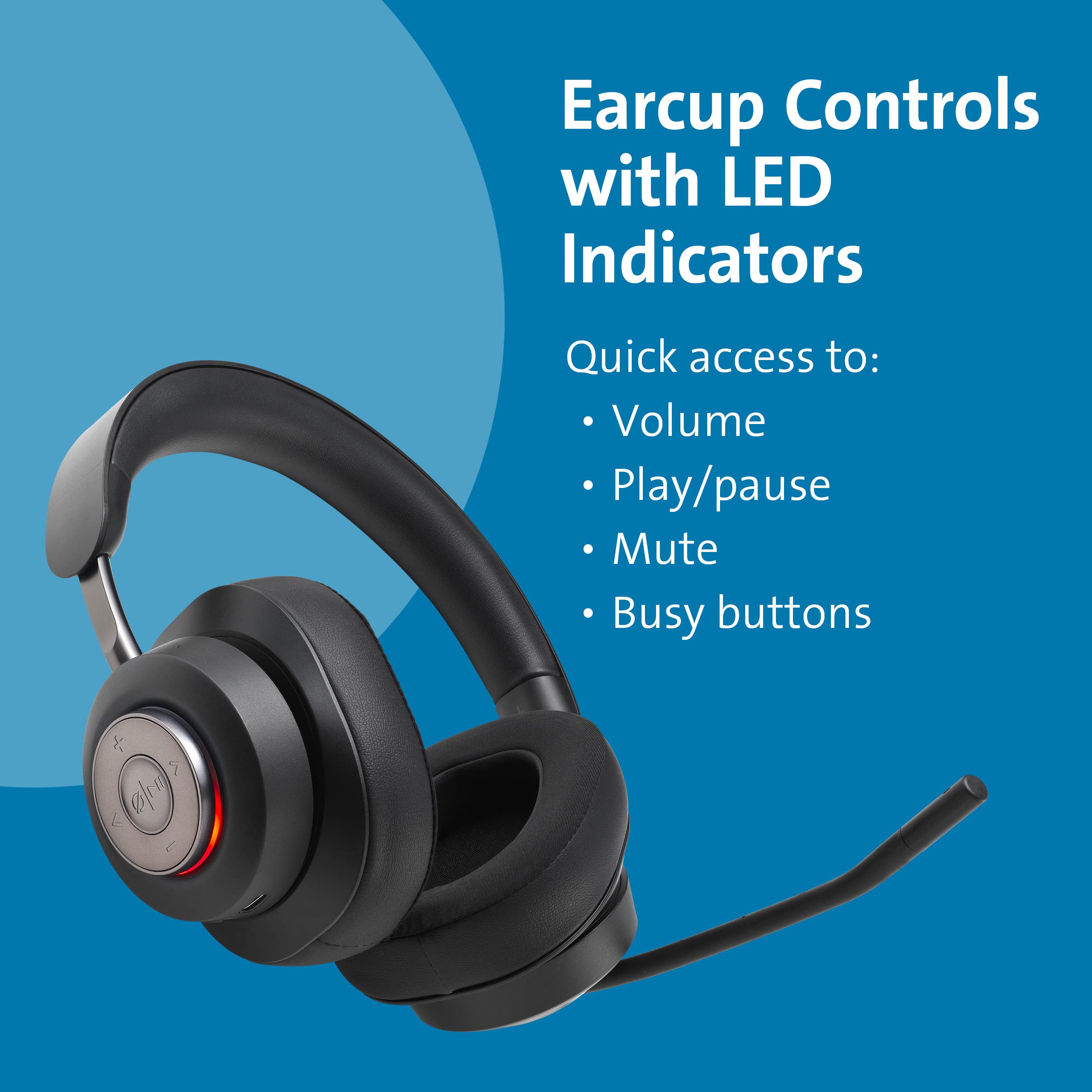 kensington-h3000-bluetooth-over-ear-headset-black image 5