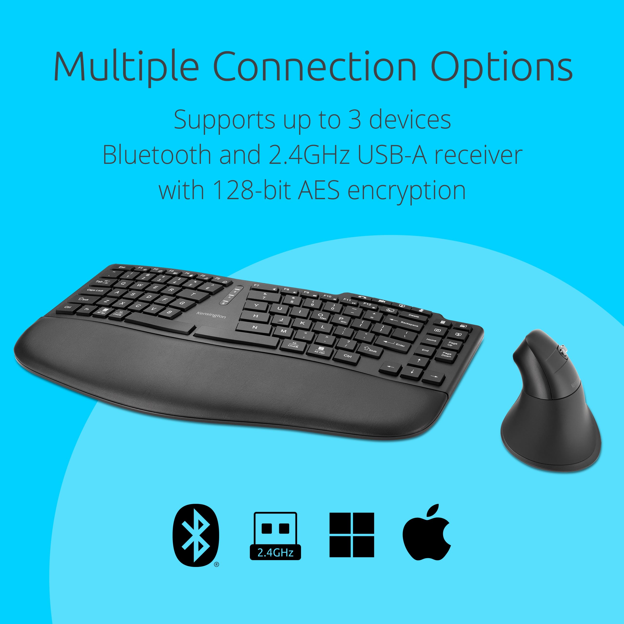 kensington-pro-fit-ergo-km675-eq-wireless-desktop-set-ergonomic-curved-keyboard- image 5