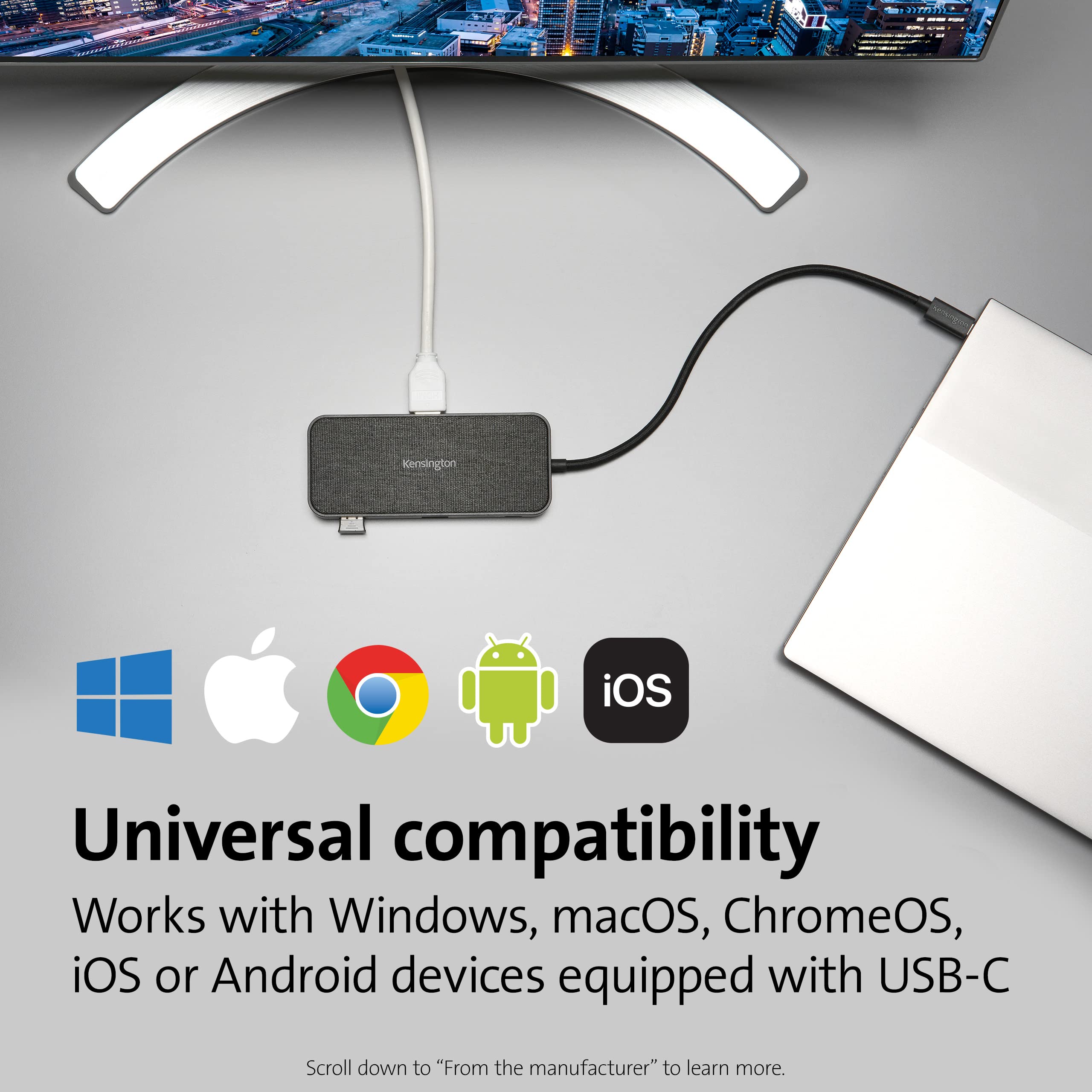 kensington-sd1650p-usb-c-4k-portable-docking-station-with-100w-power-pass-throug image 4