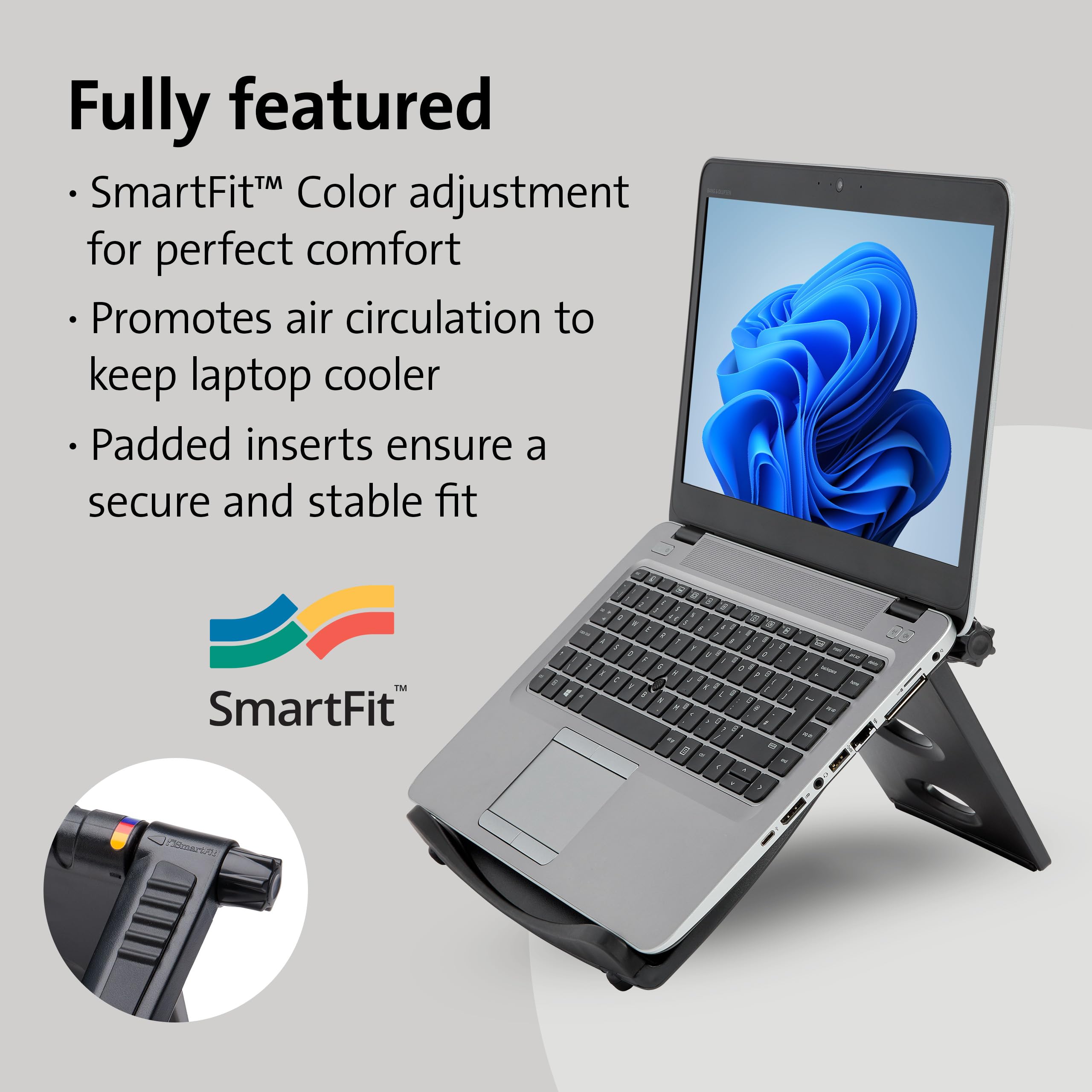 kensington-easy-riser-portable-ergonomic-laptop-cooling-stand image 3
