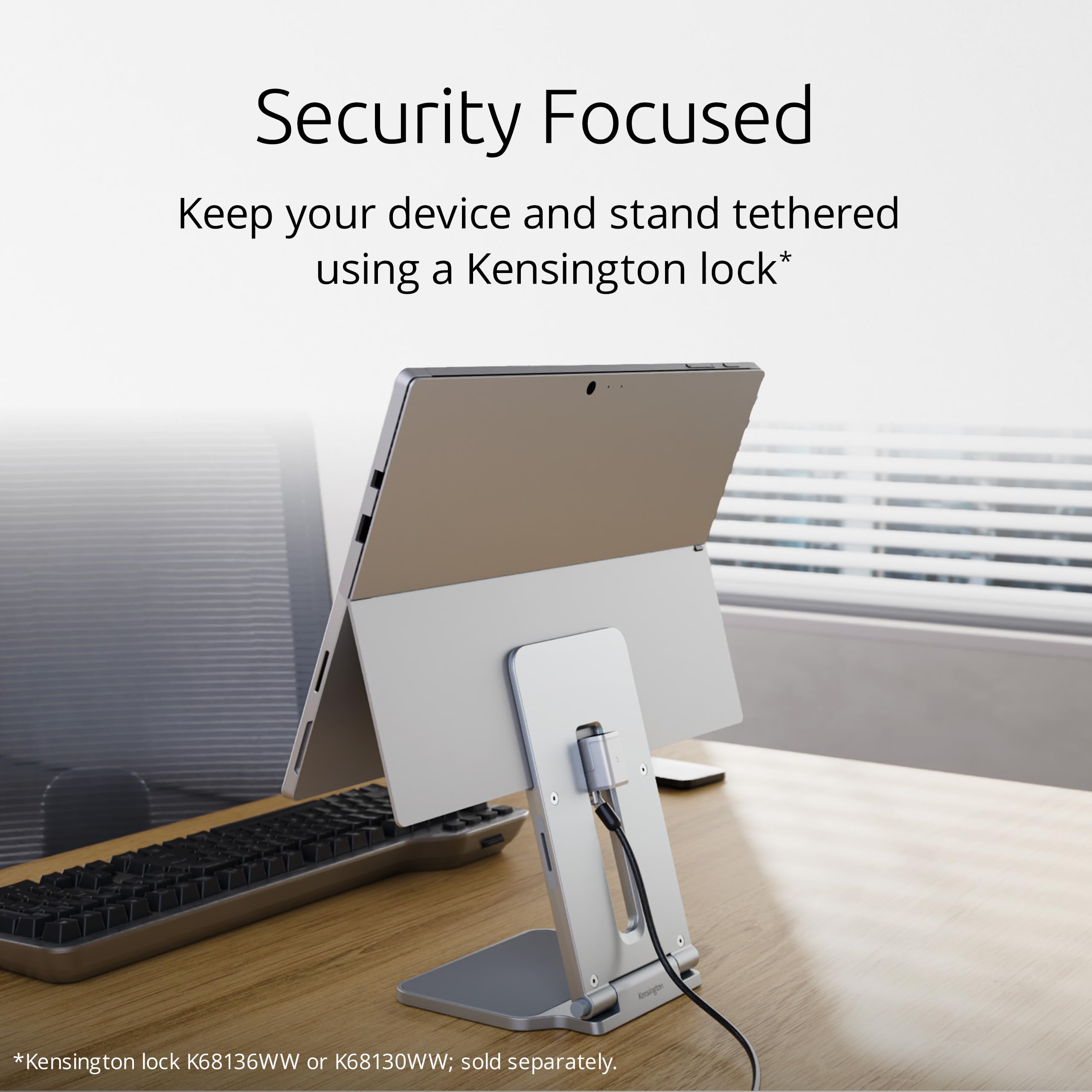 kensington-elevated-stand-for-surface-pro-and-surface-go-silver-k58277ww image 6