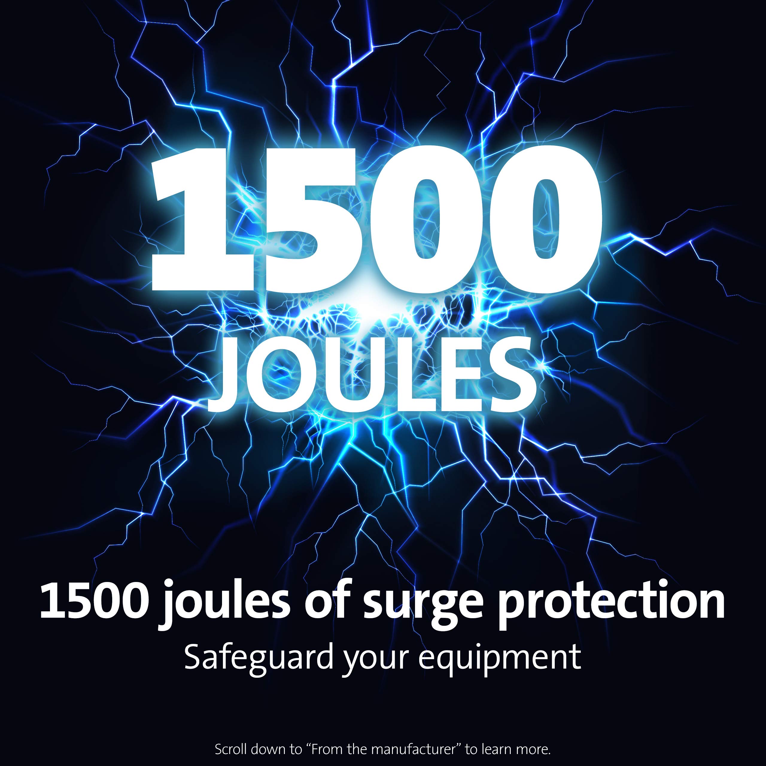 kensington-smartsockets-6-outlet-surge-protector-with-16-foot-cord-1500-joules-t image 2