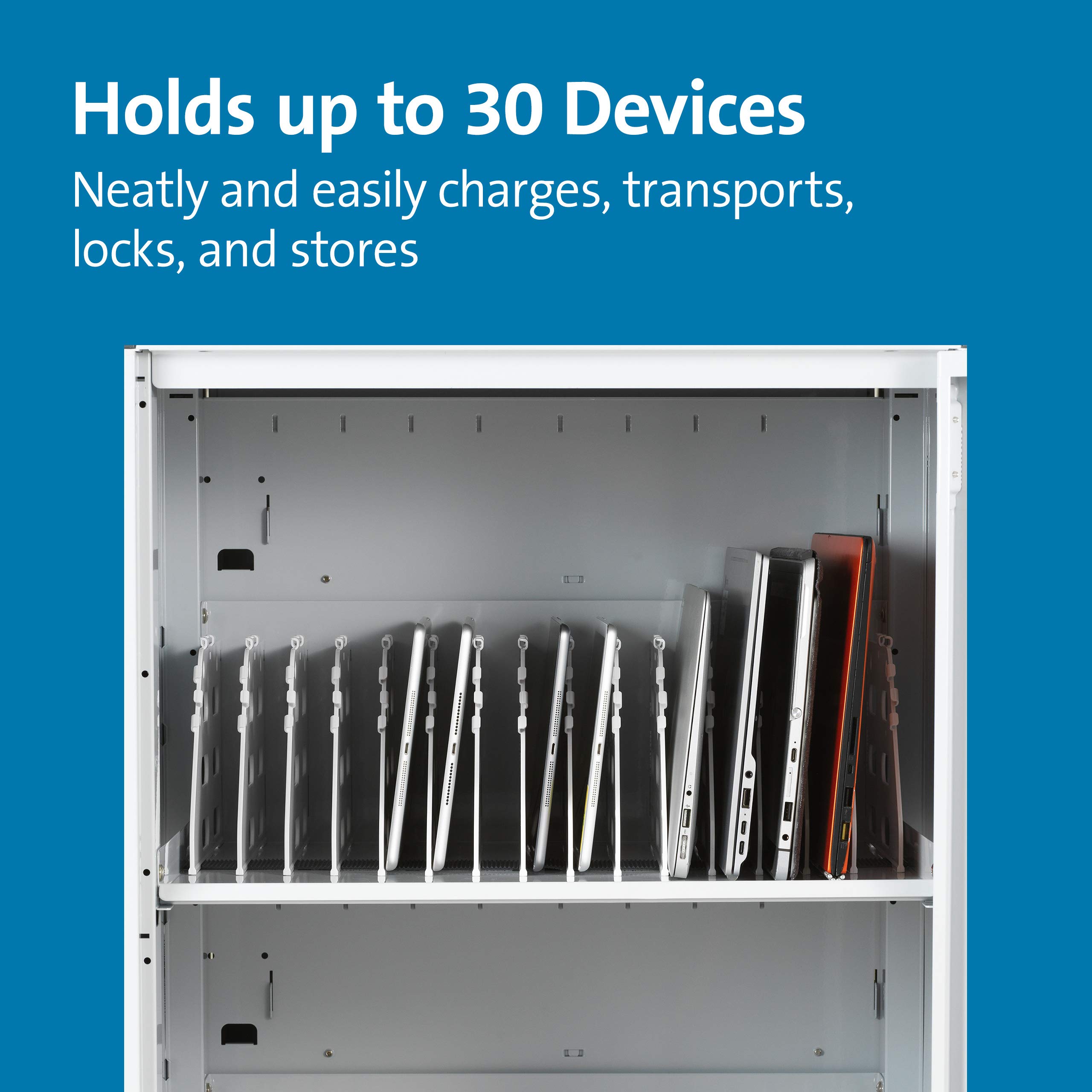 kensington-ac30-30-bay-security-charging-cabinet-k62323na-charge-and-secure-30-d image 2