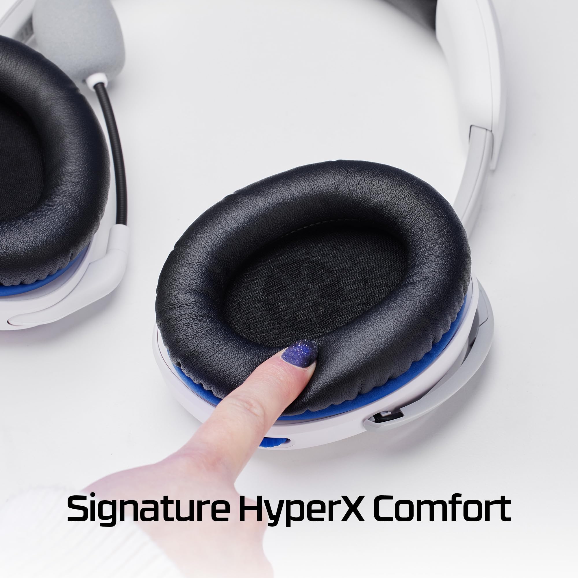 hyperx-cloud-stinger-2-wired-gaming-headset-for-playstation-white-lightweight-wi image 2