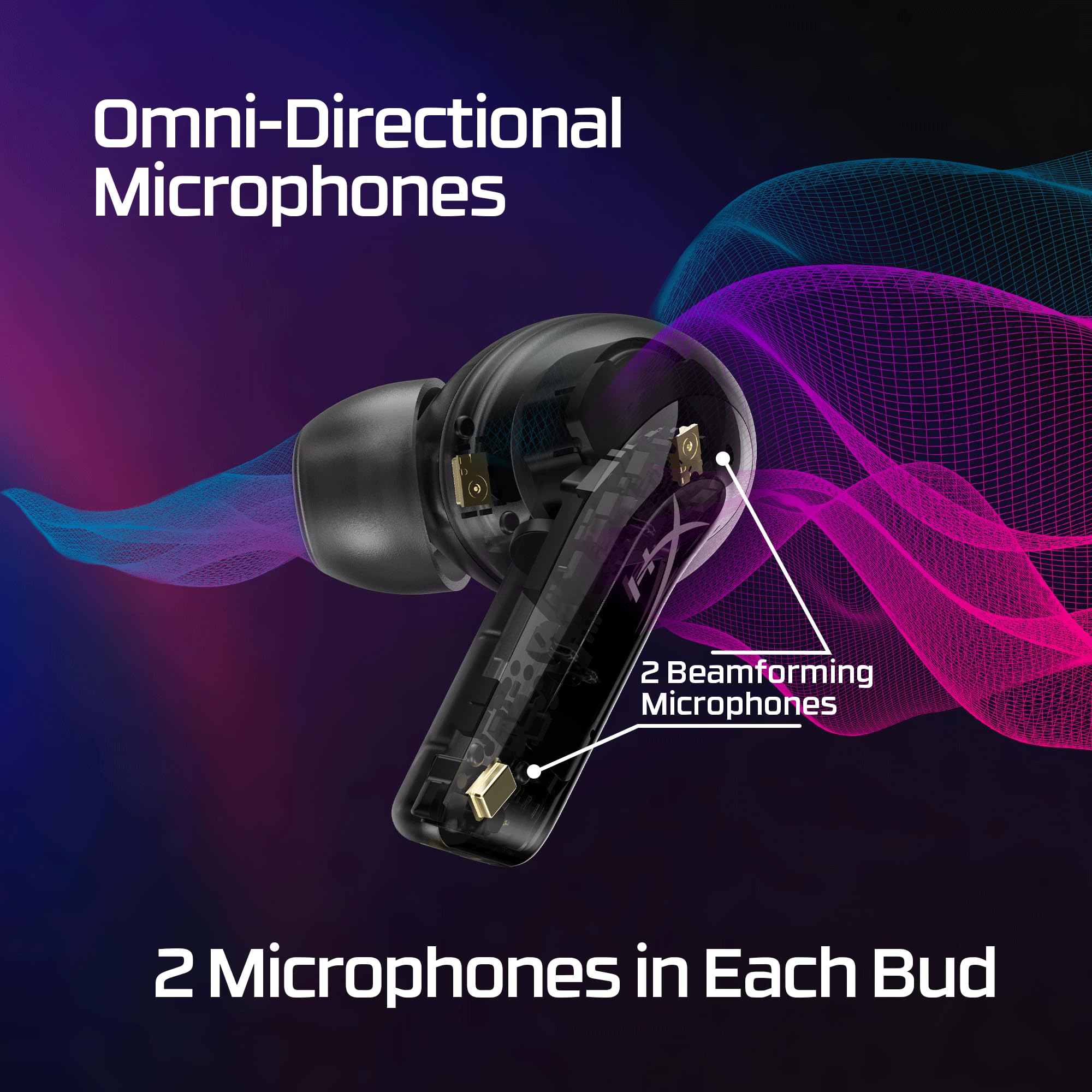 hyperx-cloud-mix-buds-2-true-wireless-gaming-earbuds-with-anc-and-2-4ghz-dongle- image 4