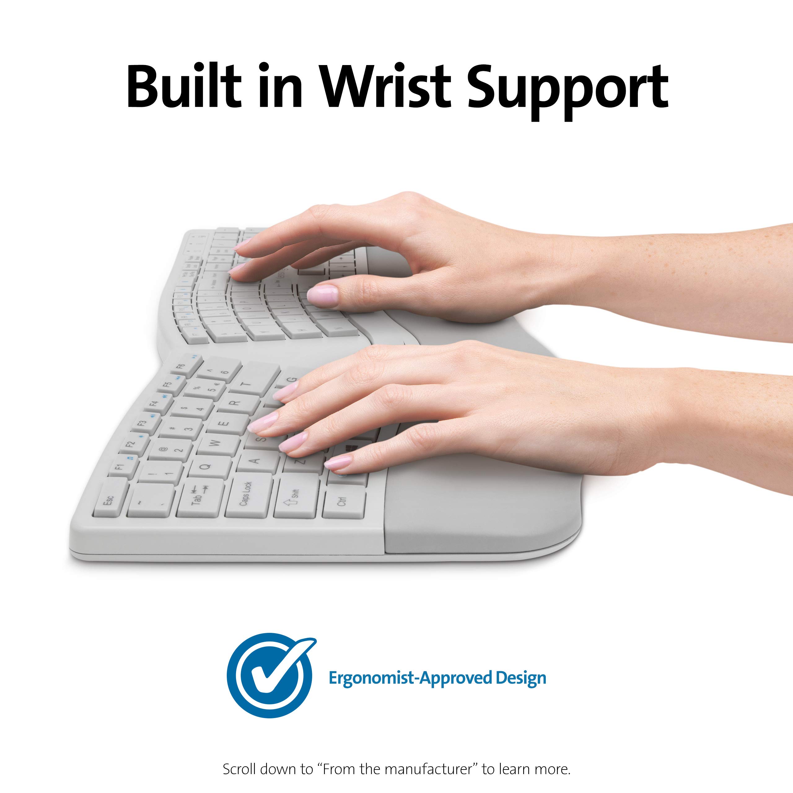 kensington-pro-fit-ergonomic-wireless-keyboard-and-mouse-grey-k75407us image 4