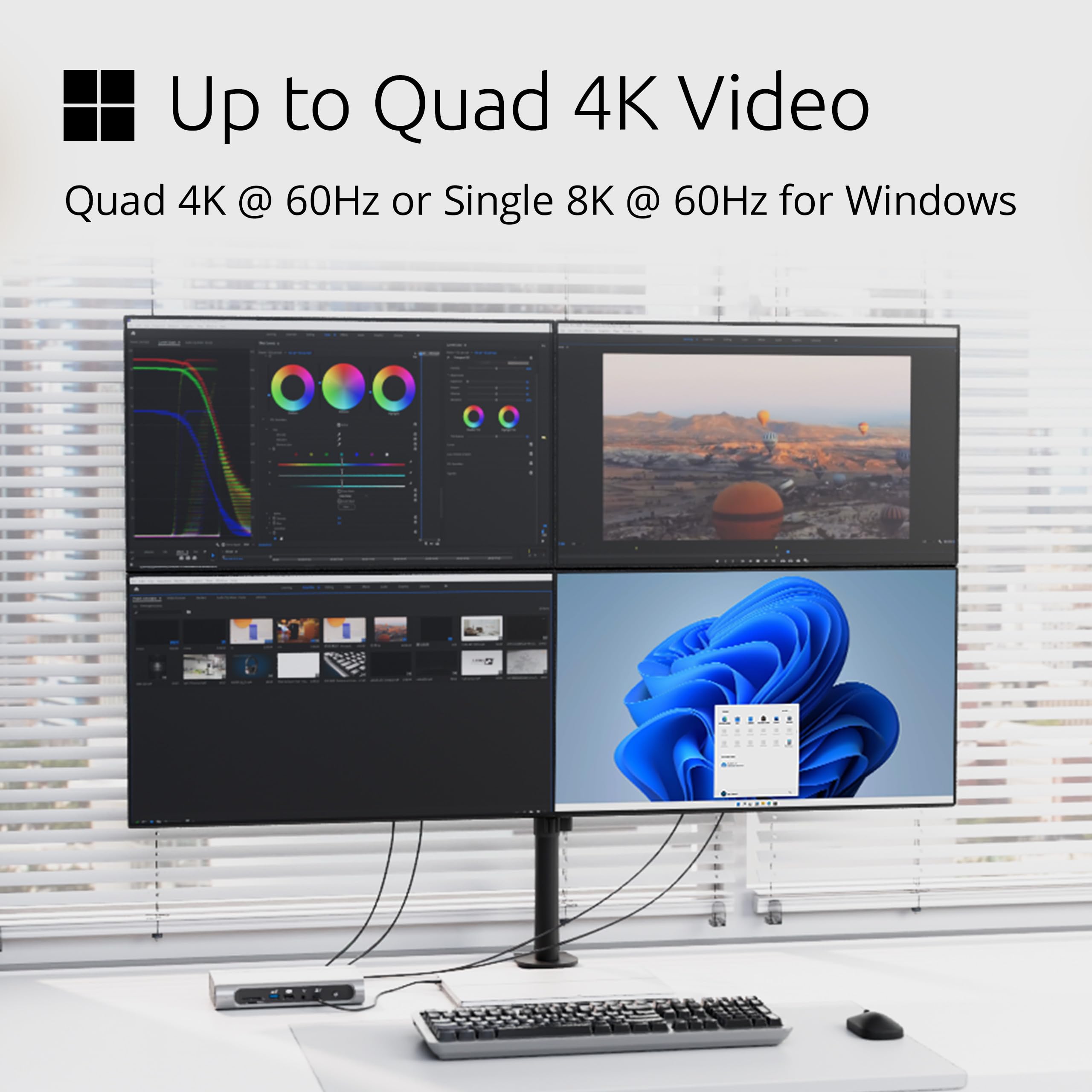 kensington-sd5800t-thunderbolt-4-and-usb4-quad-4k-display-docking-station-k32856 image 5