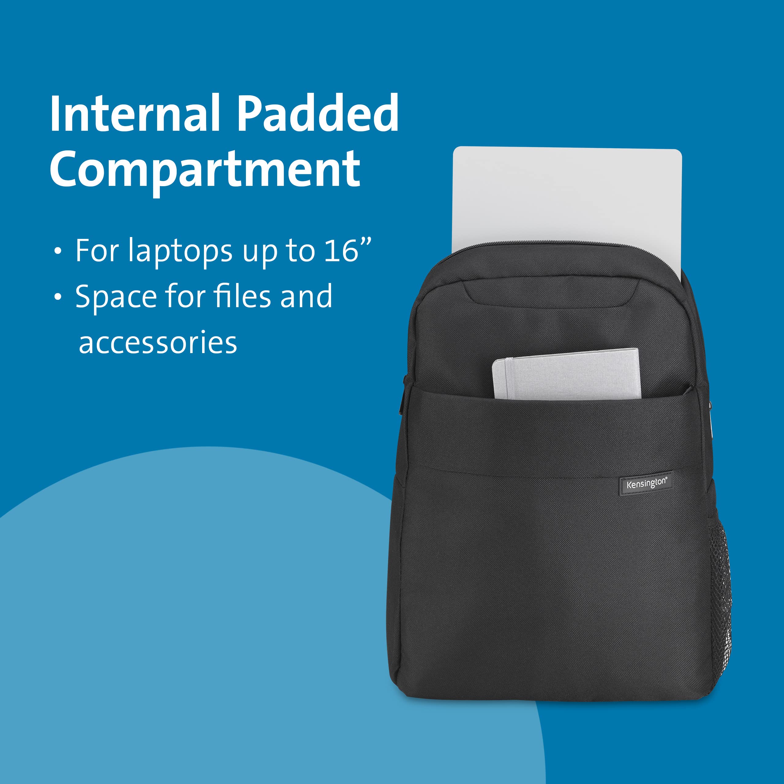 kensington-simply-portable-lite-backpack-for-laptop-up-to-16-inches image 4