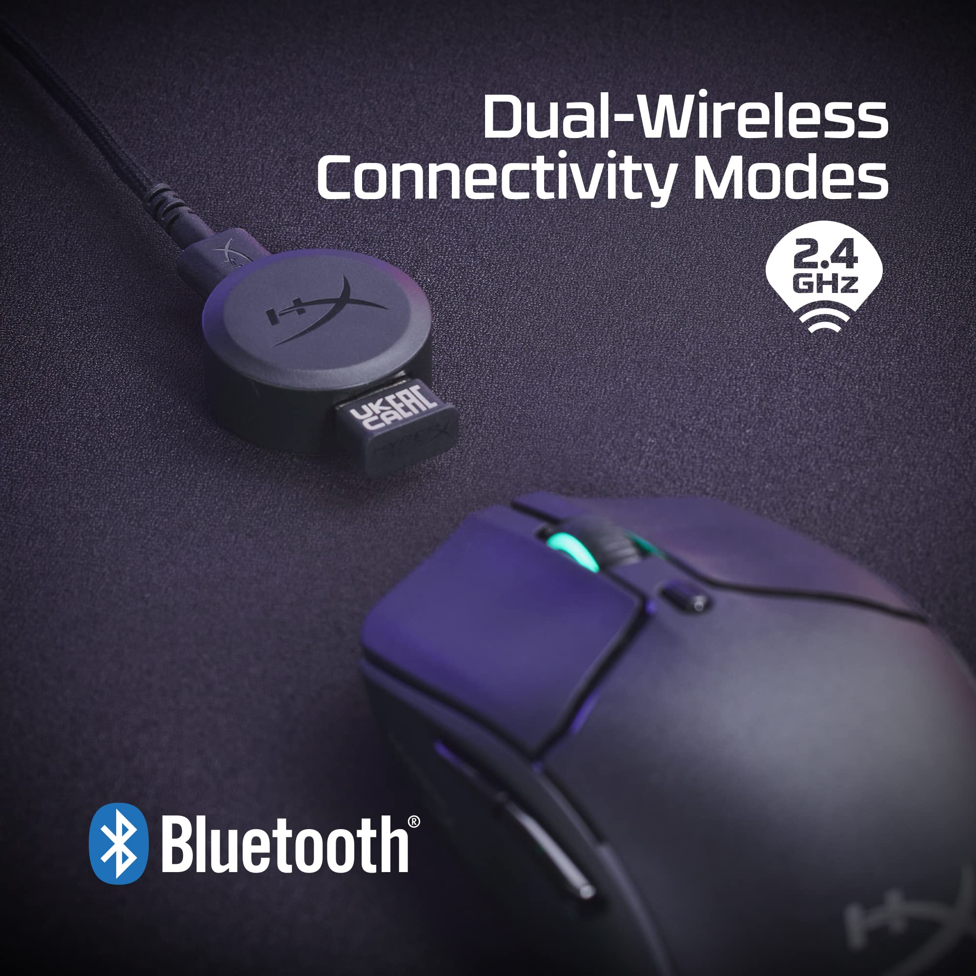 hyperx-pulsefire-haste-2-wireless-gaming-mouse-61g-ultra-light-100-hour-battery- image 4