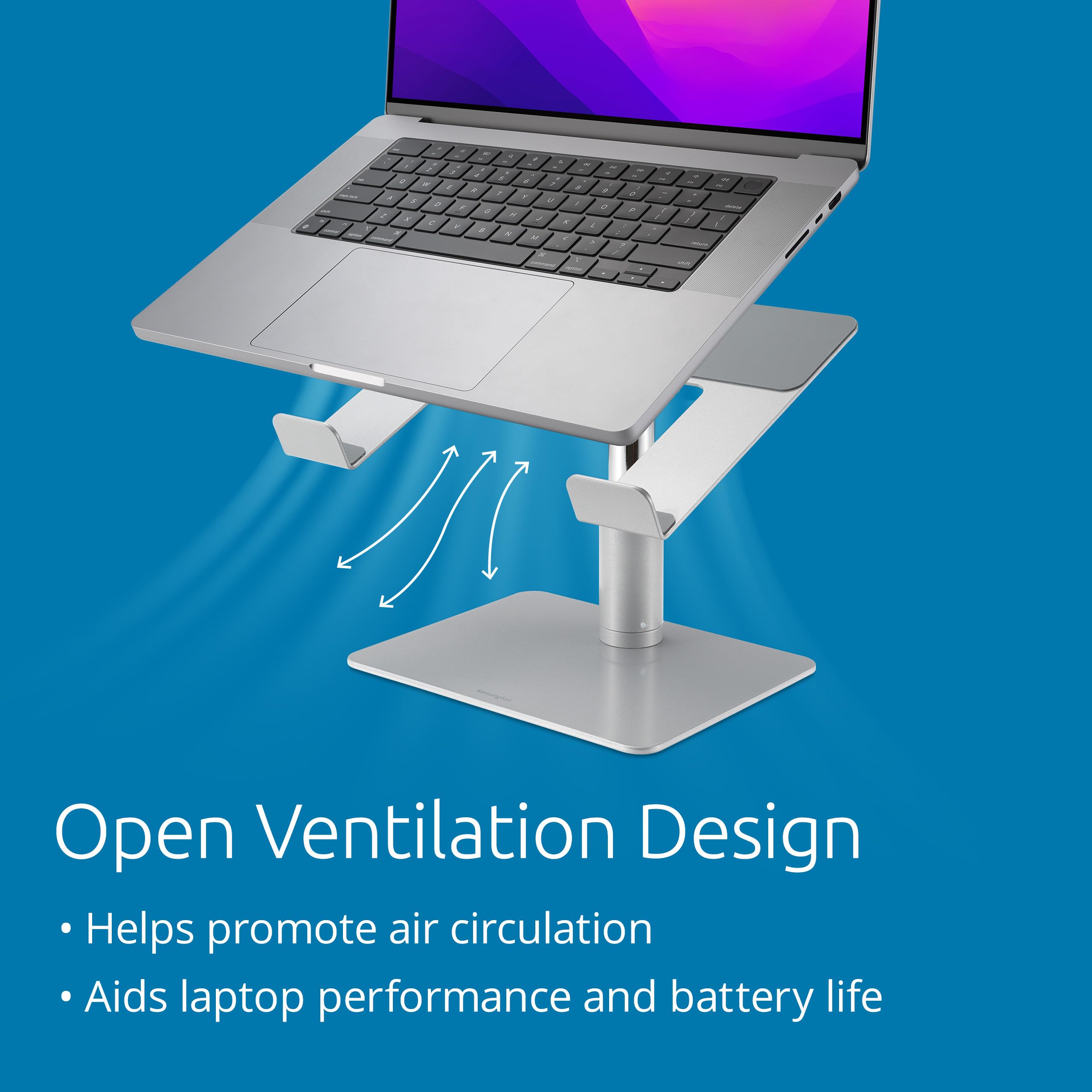 kensington-universal-laptop-riser-adjustable-steel-aluminum-stand-k50424ww image 5