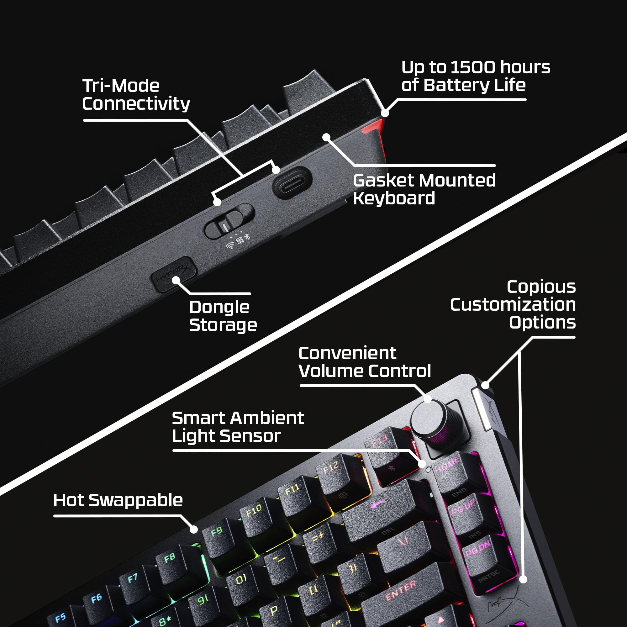 hyperx-alloy-rise-75-wireless-hot-swappable-75-mechanical-gaming-keyboard-tri-mo image 5