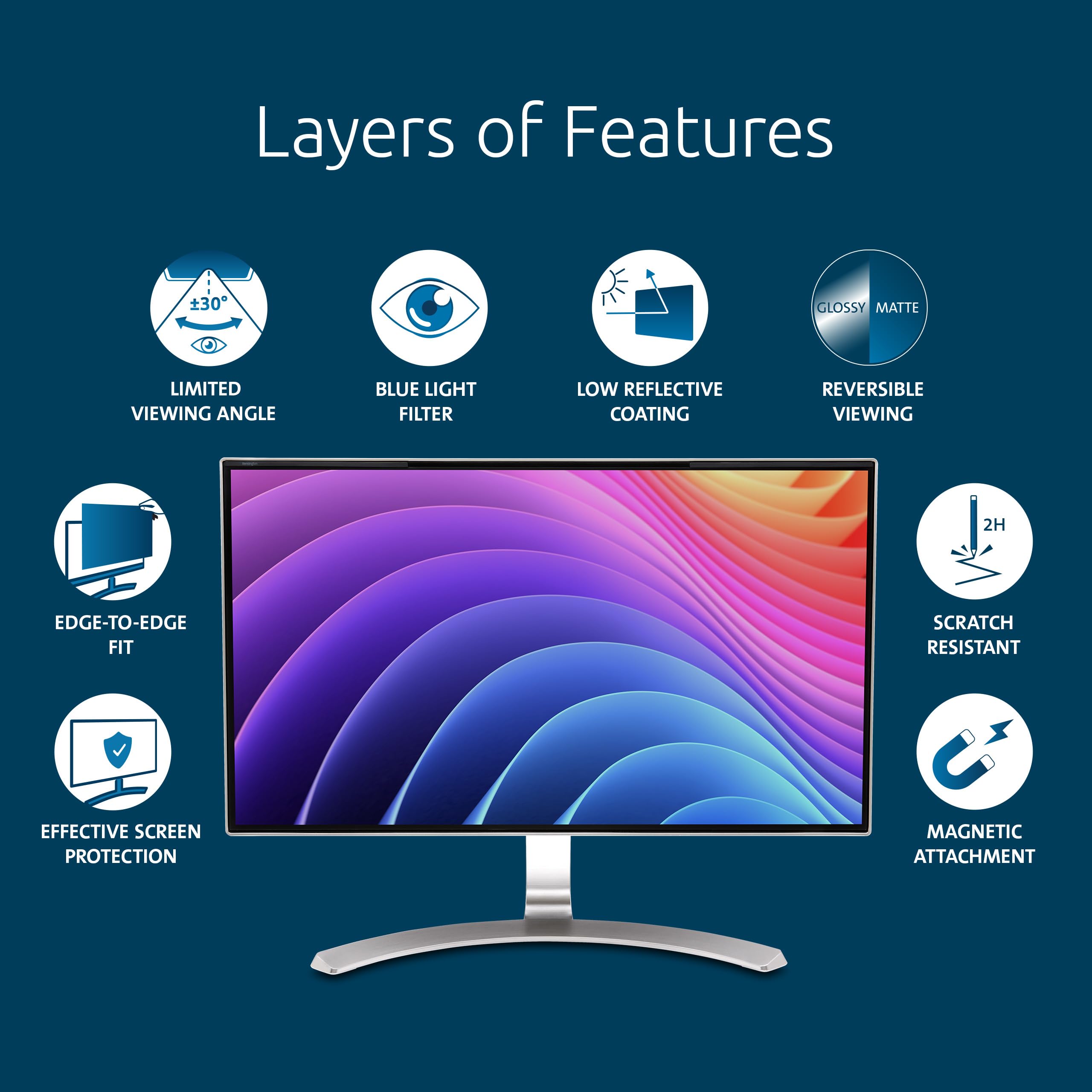 kensington-magpro-27-magnetic-computer-privacy-screen-removable-16-9-privacy-fil image 4