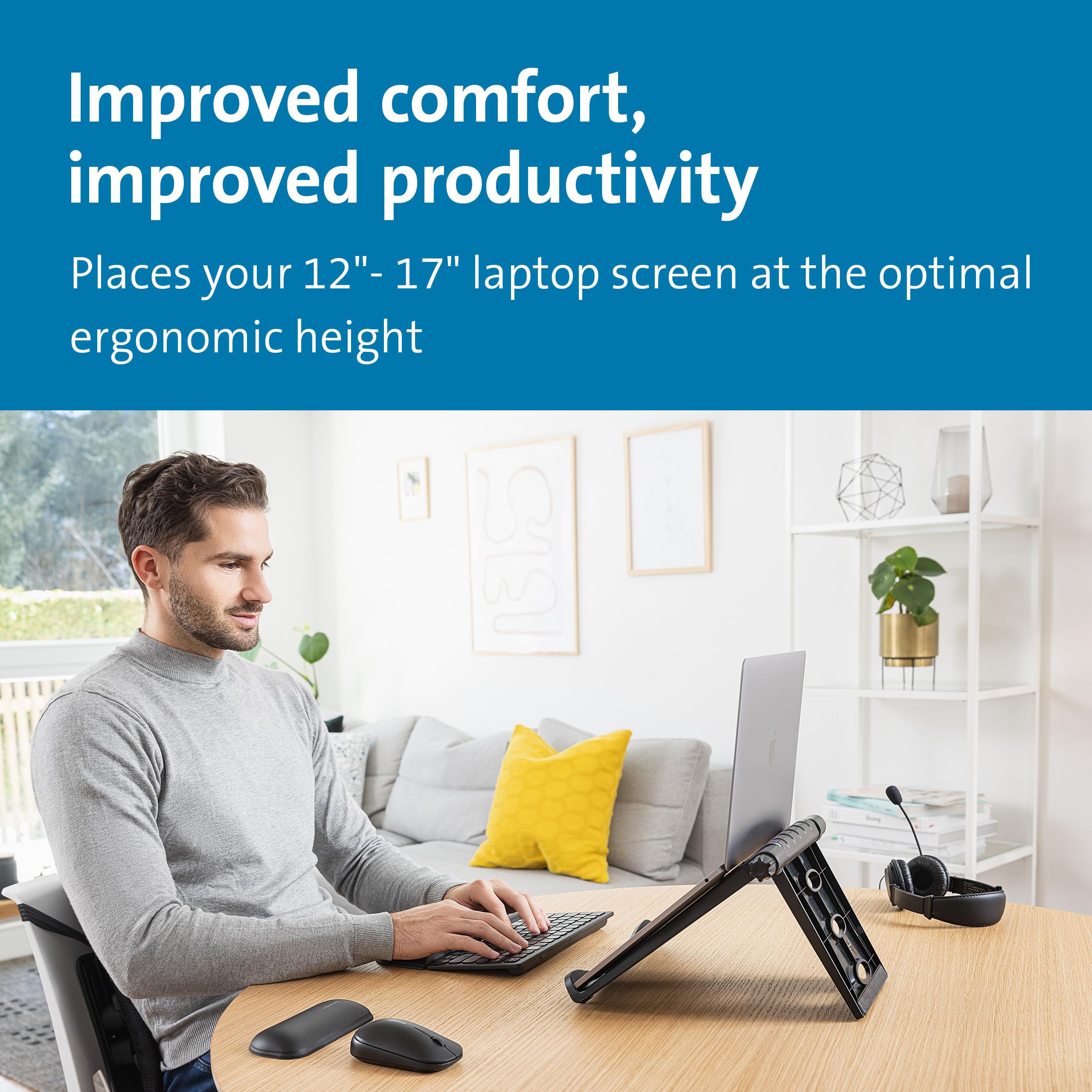 kensington-easy-riser-portable-ergonomic-laptop-cooling-stand image 2