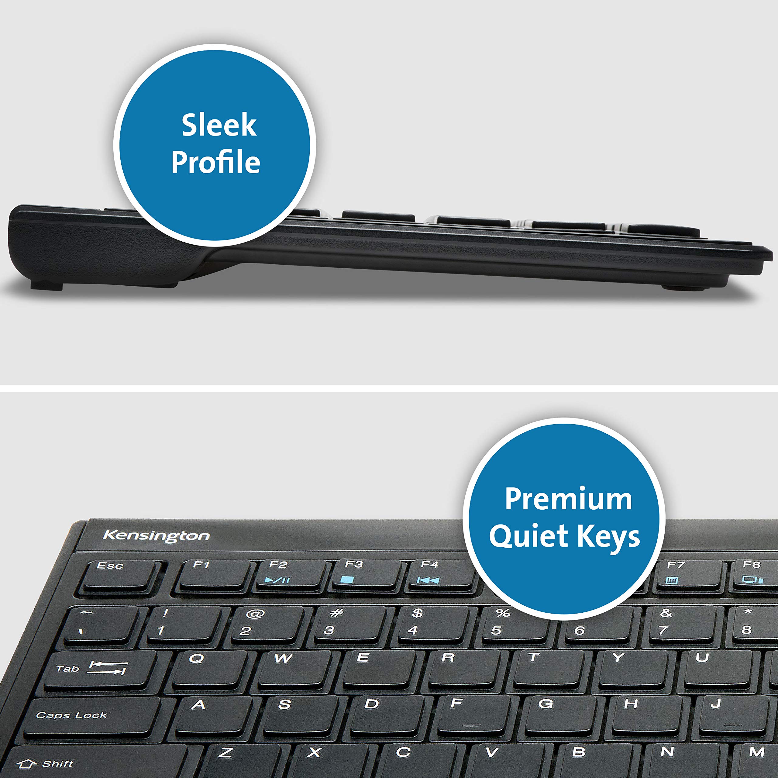 kensington-slim-type-wireless-quiet-keyboard-k72344us-black image 2