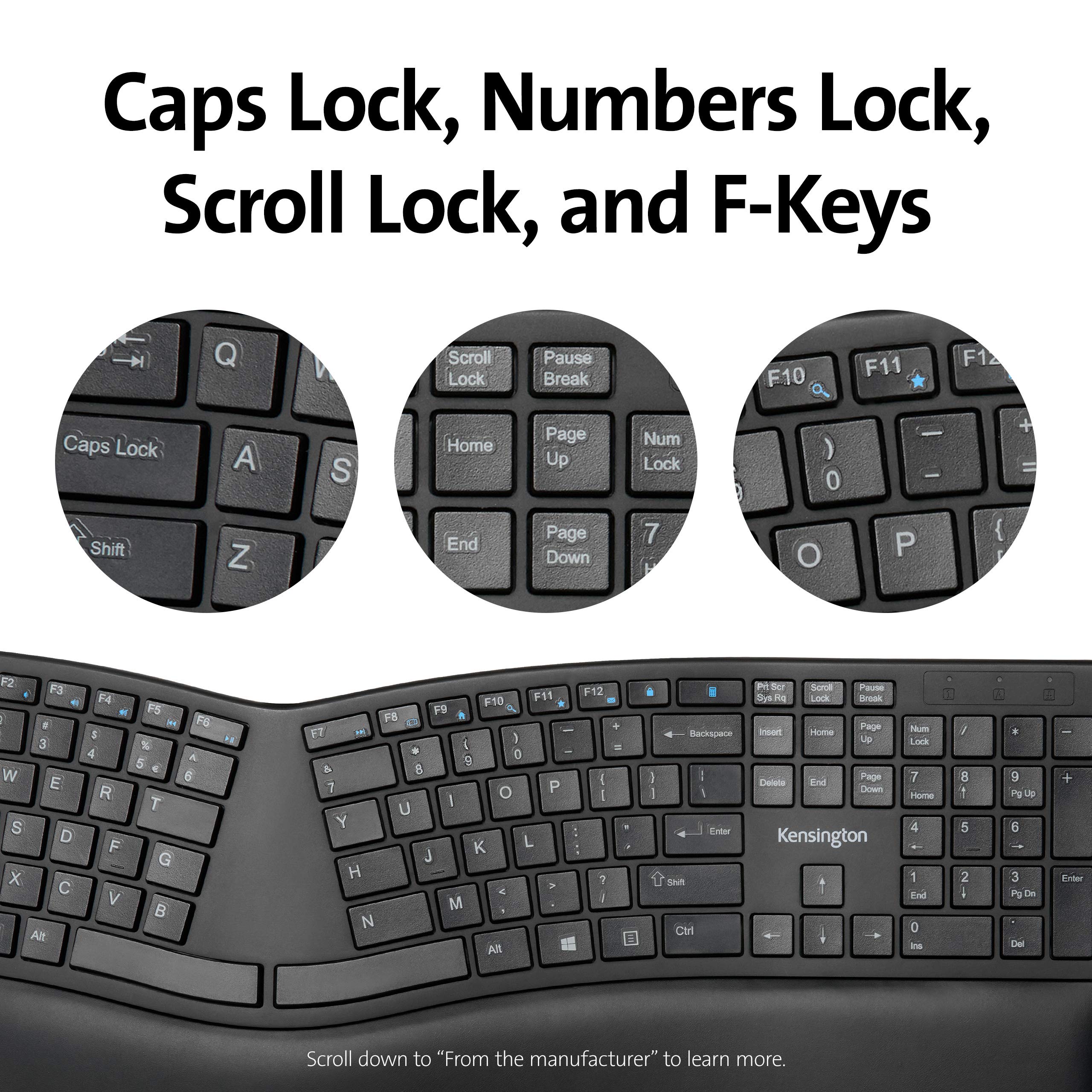 kensington-pro-fit-ergonomic-wireless-keyboard-k75401us-bluetooth-2-4ghz-split-d image 8