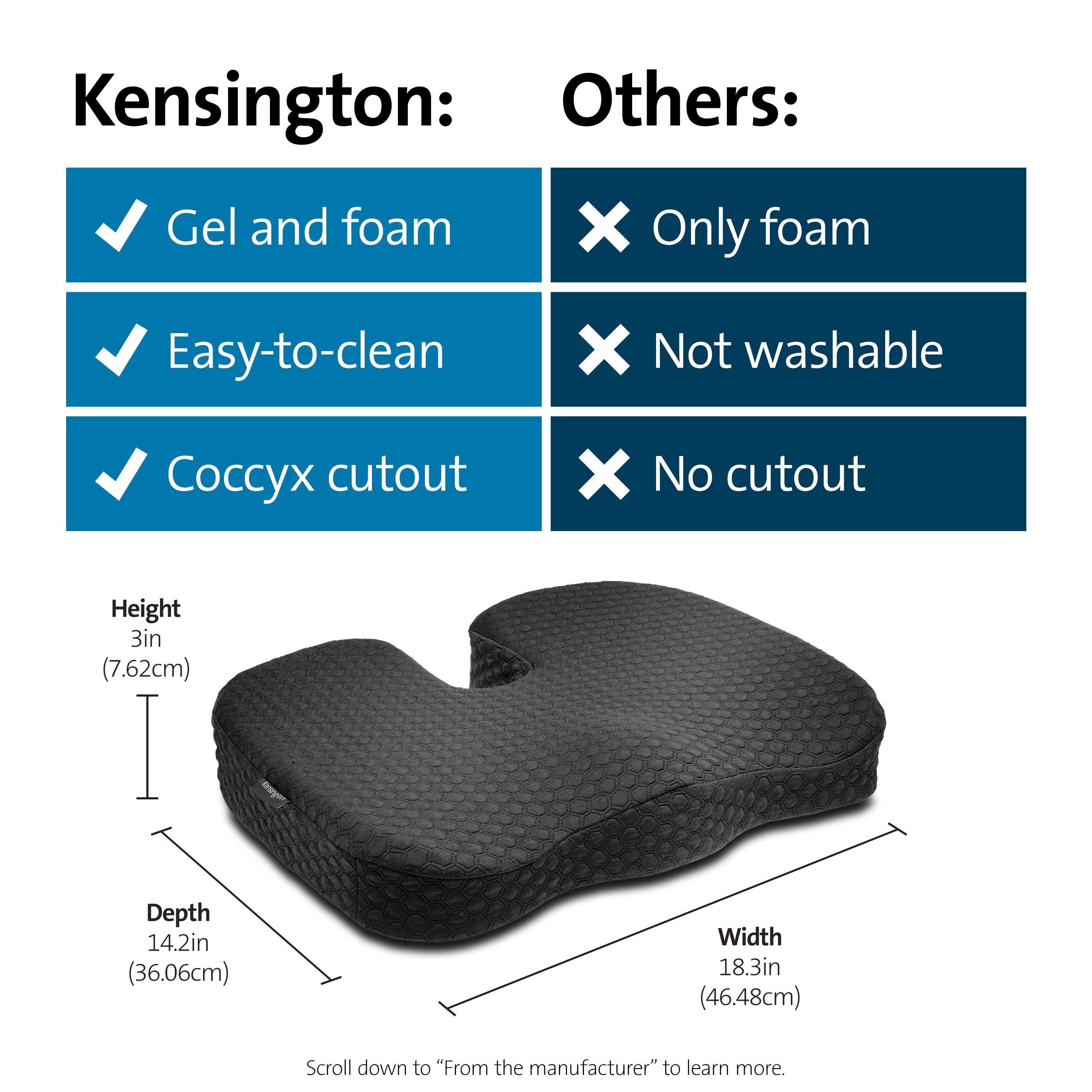 kensington-cooling-gel-seat-cushion-ergonomic-memory-foam-cooling-gel-layer-for- image 3