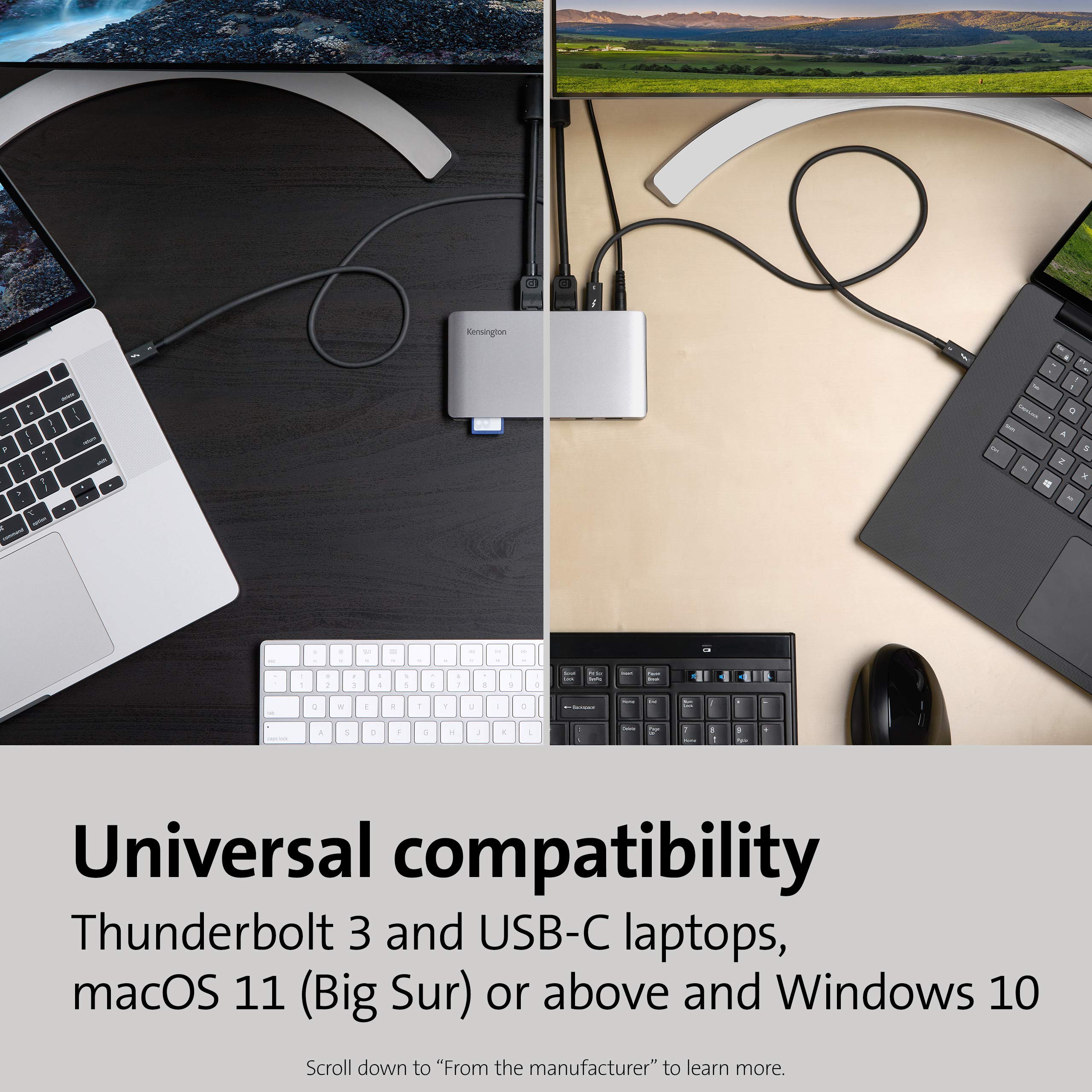 kensington-sd2500t-thunderbolt-3-and-usb-c-docking-station-dual-4k-60w-pd-univer image 4