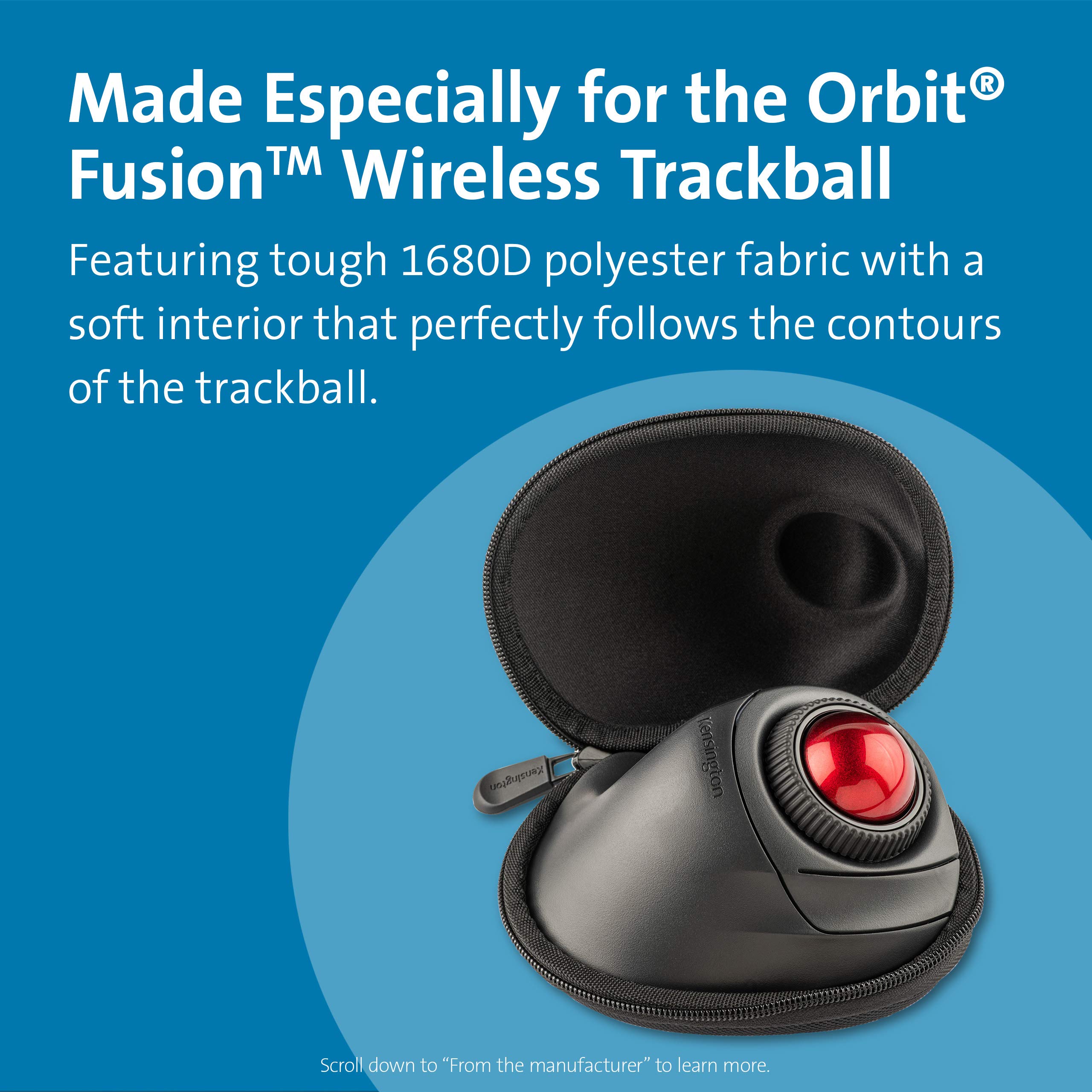 kensington-orbit-fusion-wireless-trackball-hard-case-k97500ww-black image 2