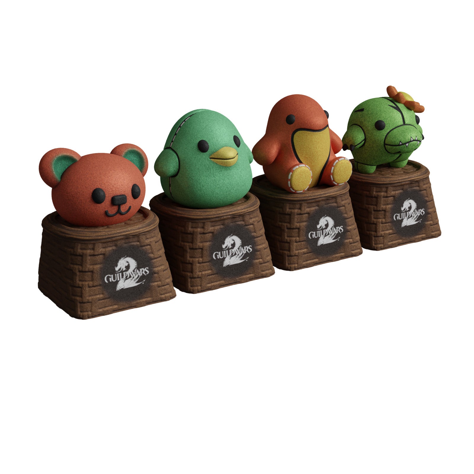 hyperx-3d-x-guild-wars-2-plush-pals-keycap-set image 2