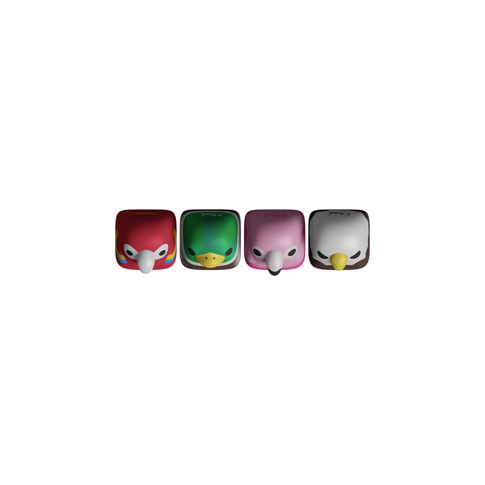 hyperx-hx3d-bird-pack-keycaps-eagle-flamingo-duck-parrot-cherry-mx image 7