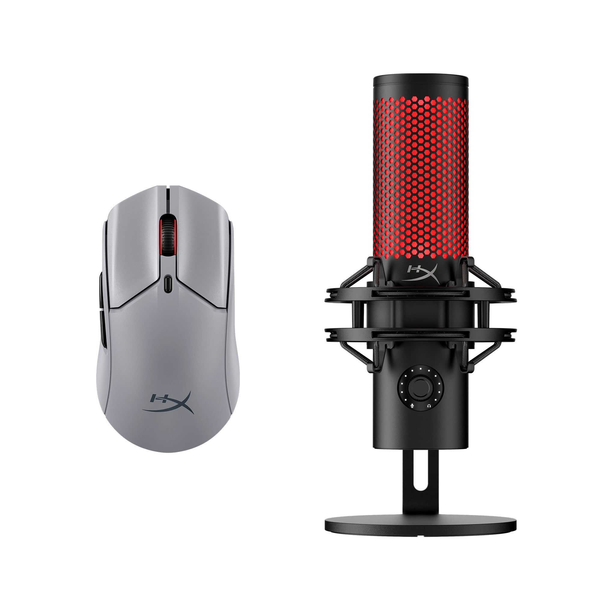 hyperx-quadcast-2-microphone-pulsefire-haste-2-pro-wireless-mouse-bundle image 1