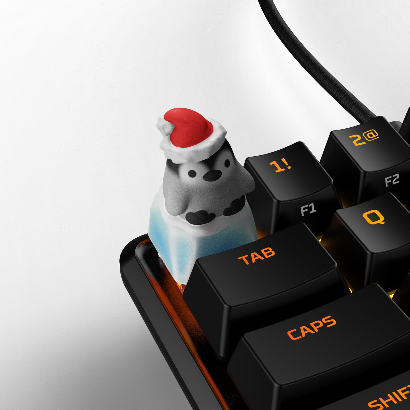 hyperx-hx3d-holiday-collection-penguin-keycap image 1