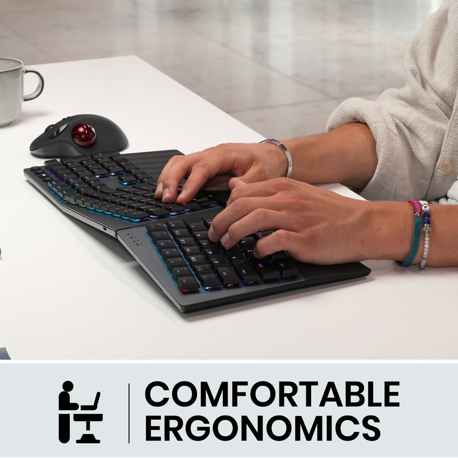 perixx-periboard-835-wireless-ergo-mechanical-keyboard image 7