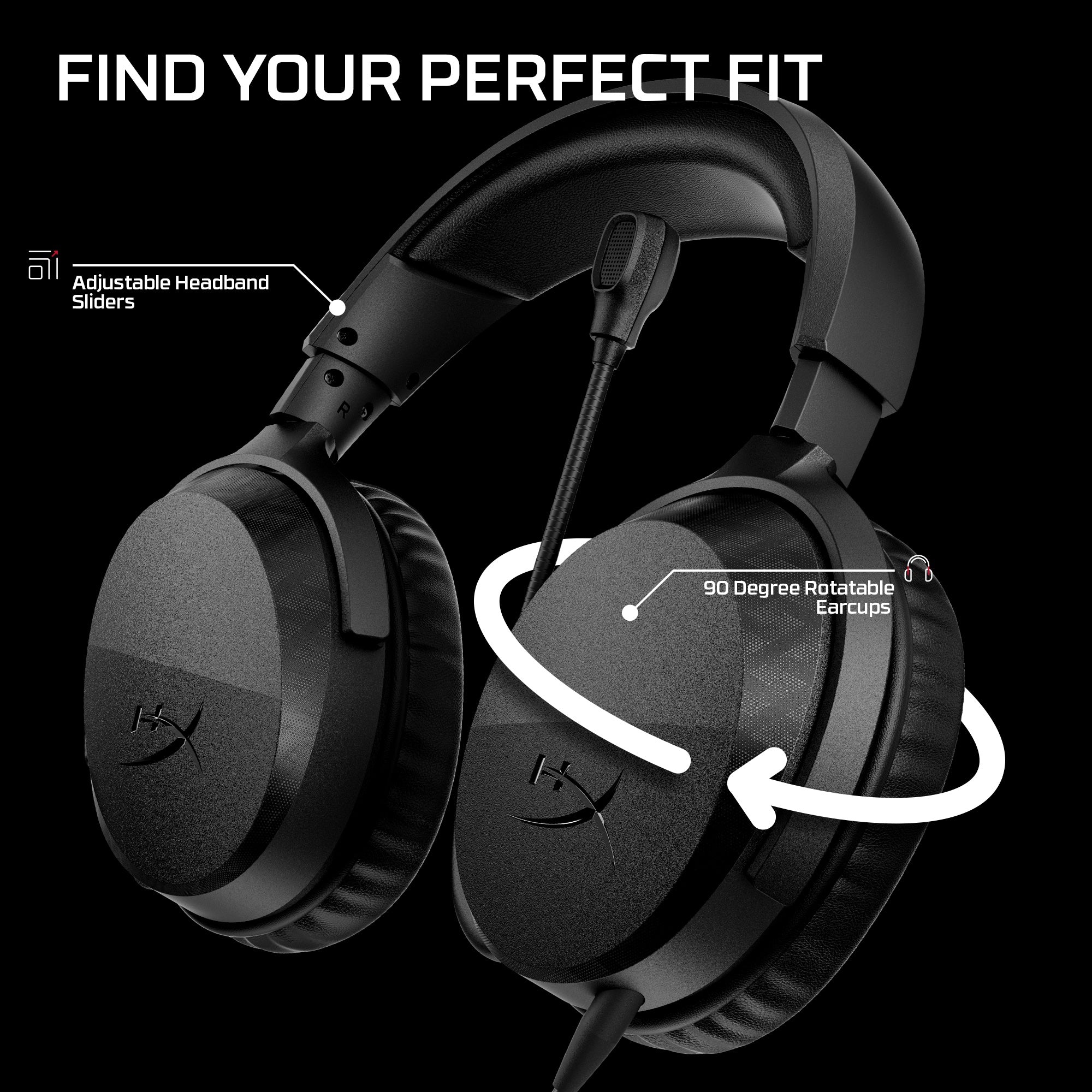 hyperx-cloud-stinger-3-gaming-headset-50mm-drivers-swivel-to-mute-mic image 6