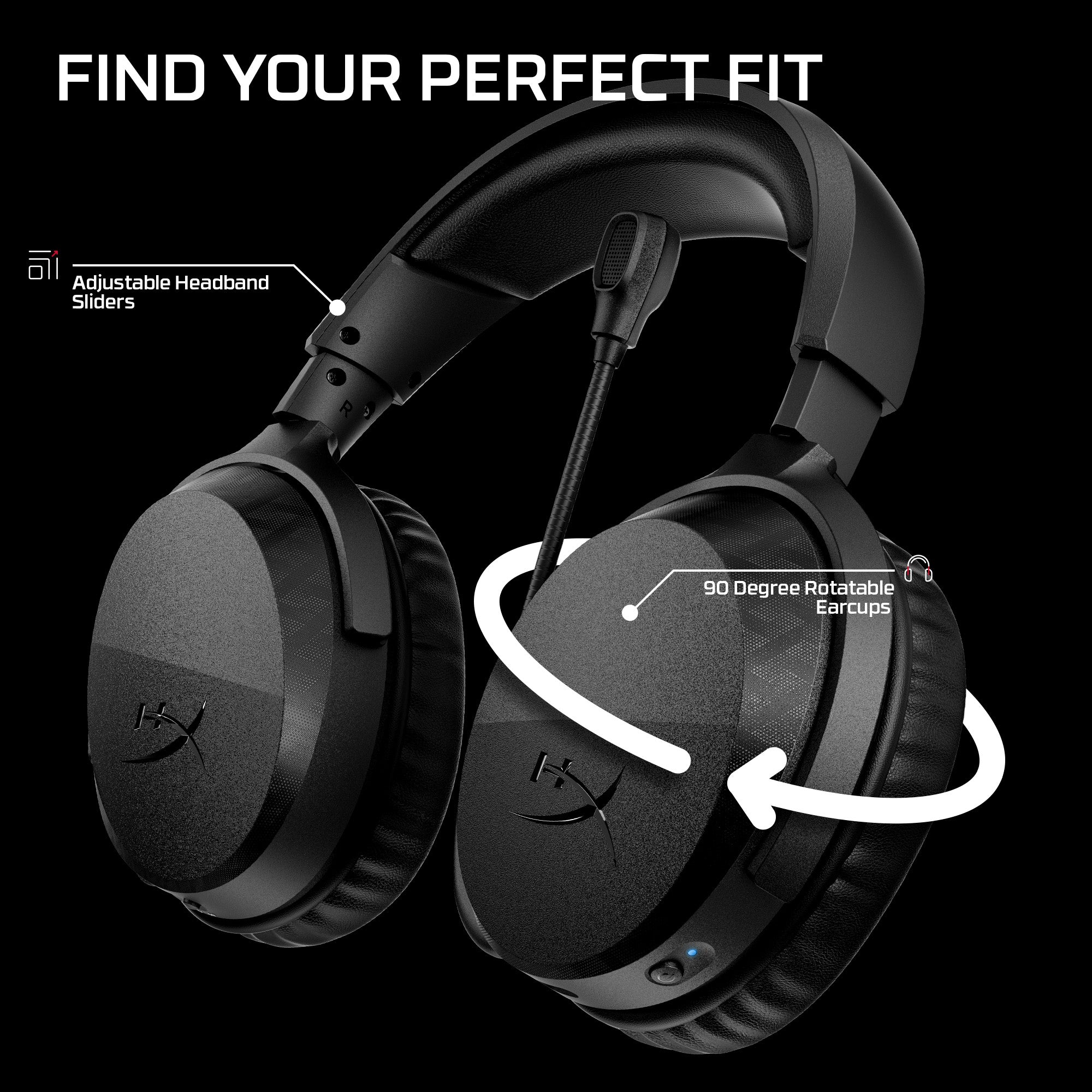 hyperx-cloud-stinger-3-wireless-gaming-headset-2-4ghz-bluetooth-80hr-battery image 8