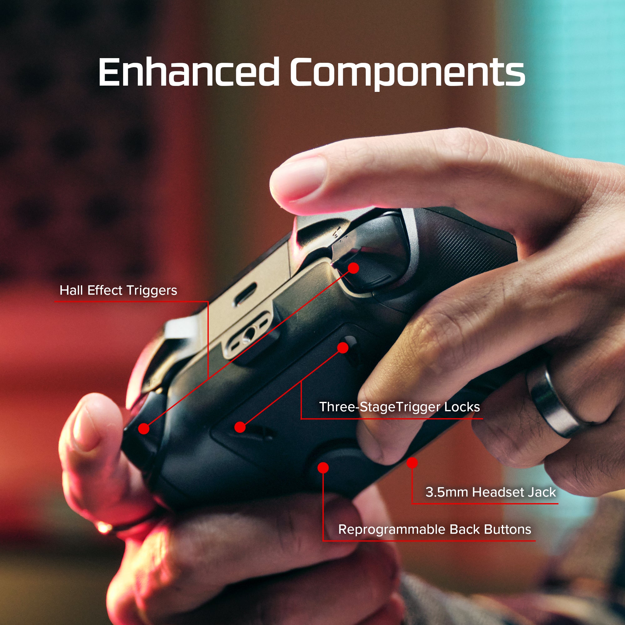 hyperx-clutch-talon-wireless-gaming-controller-for-xbox-hall-effect-sticks image 3