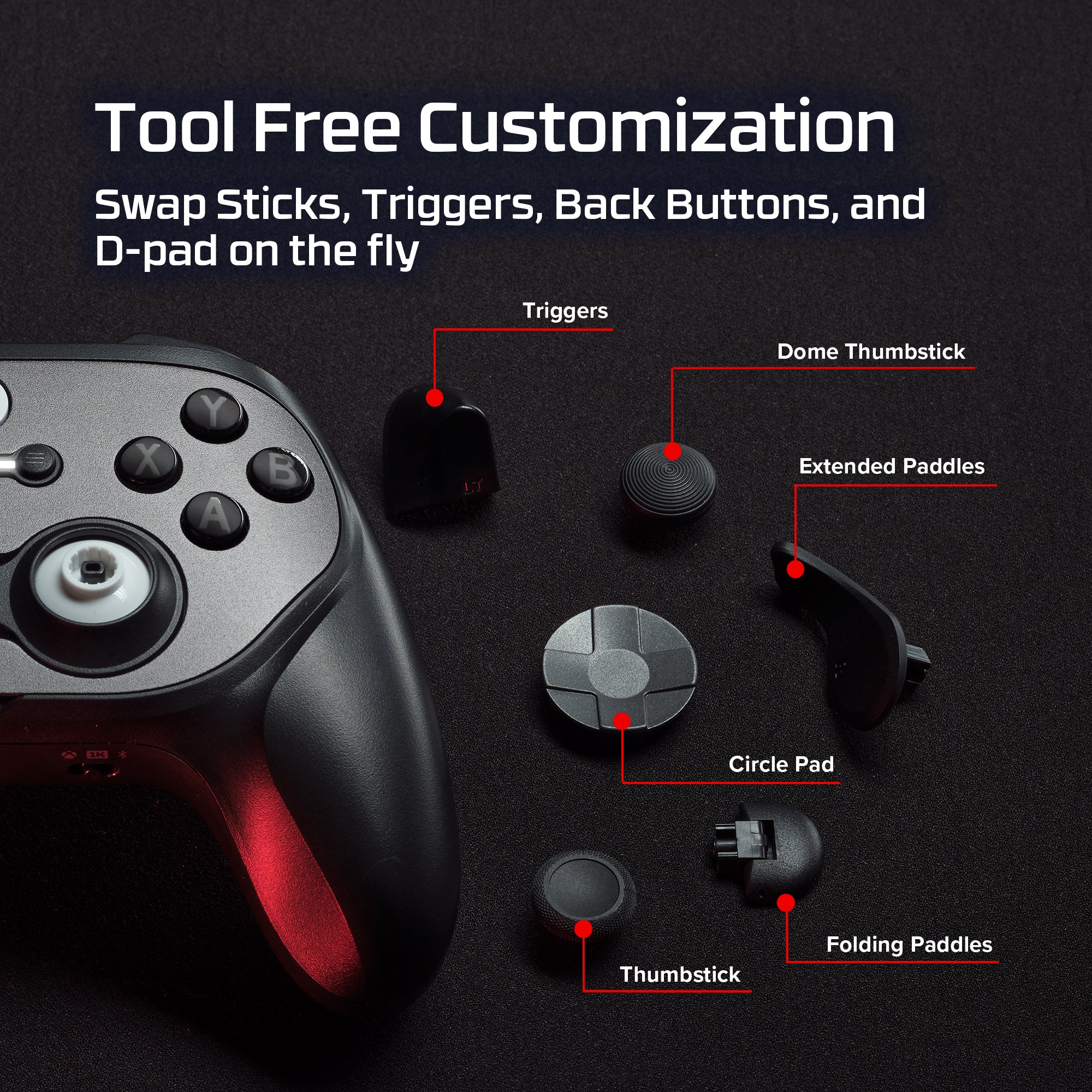 hyperx-clutch-talon-wireless-gaming-controller-for-xbox-hall-effect-sticks image 4
