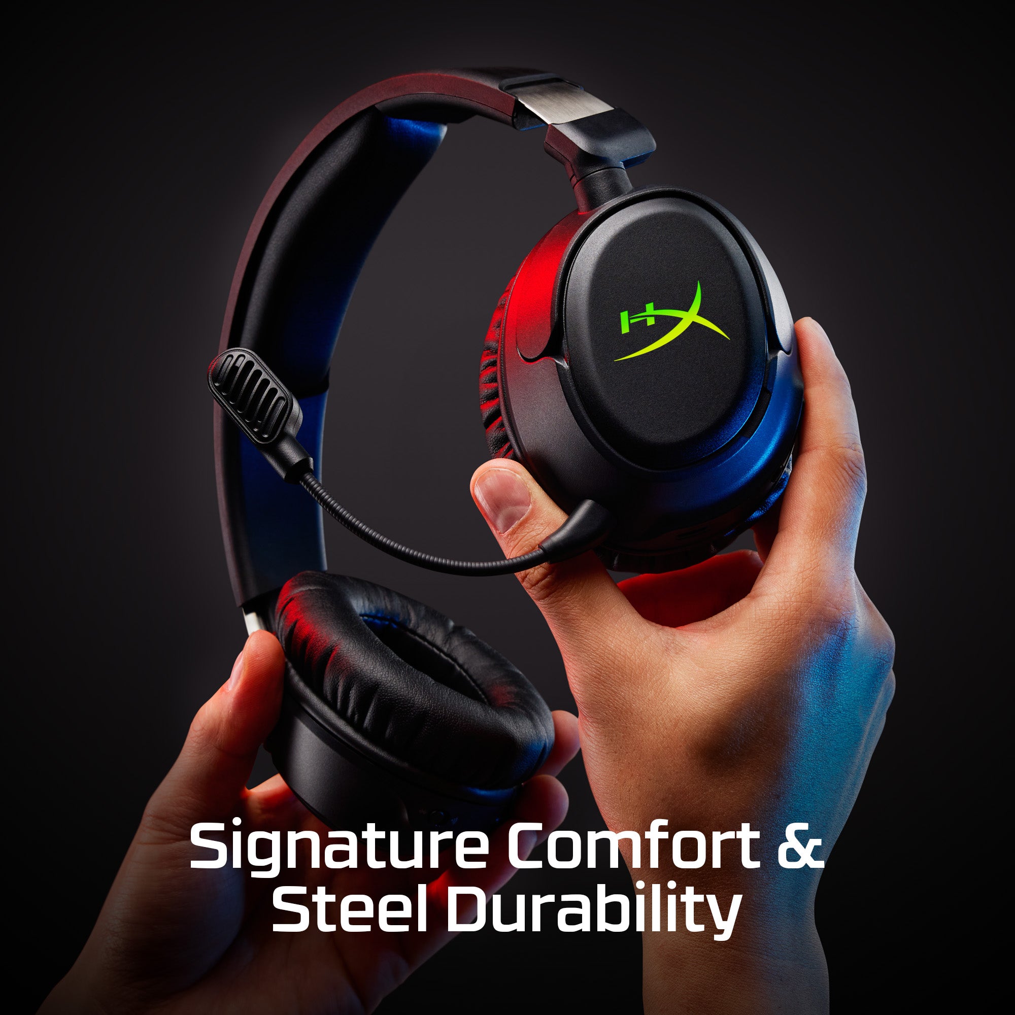 hyperx-cloudx-flight-2-wireless-gaming-headset-for-xbox-rgb-100-hour-battery-blu image 6
