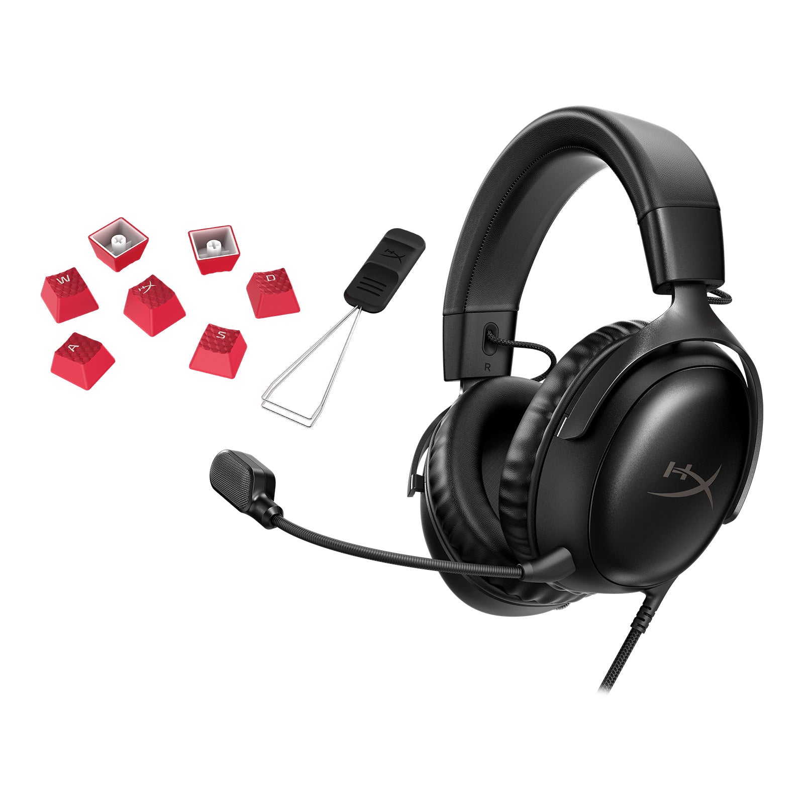 hyperx-cloud-iii-wired-headset-rubber-keycaps-bundle image 2