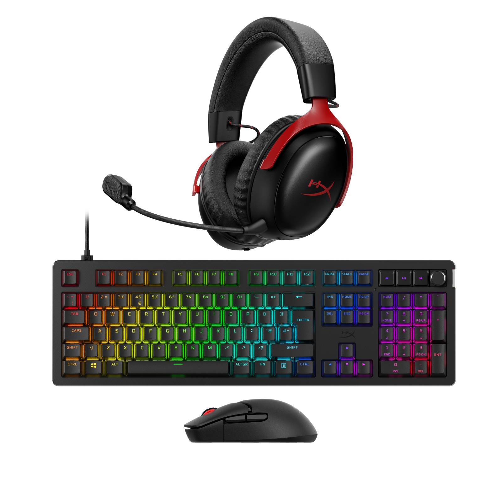 hyperx-bundle-cloud-iii-s-wireless-headset-alloy-rise-keyboard-pulsefire-saga-pr image 1