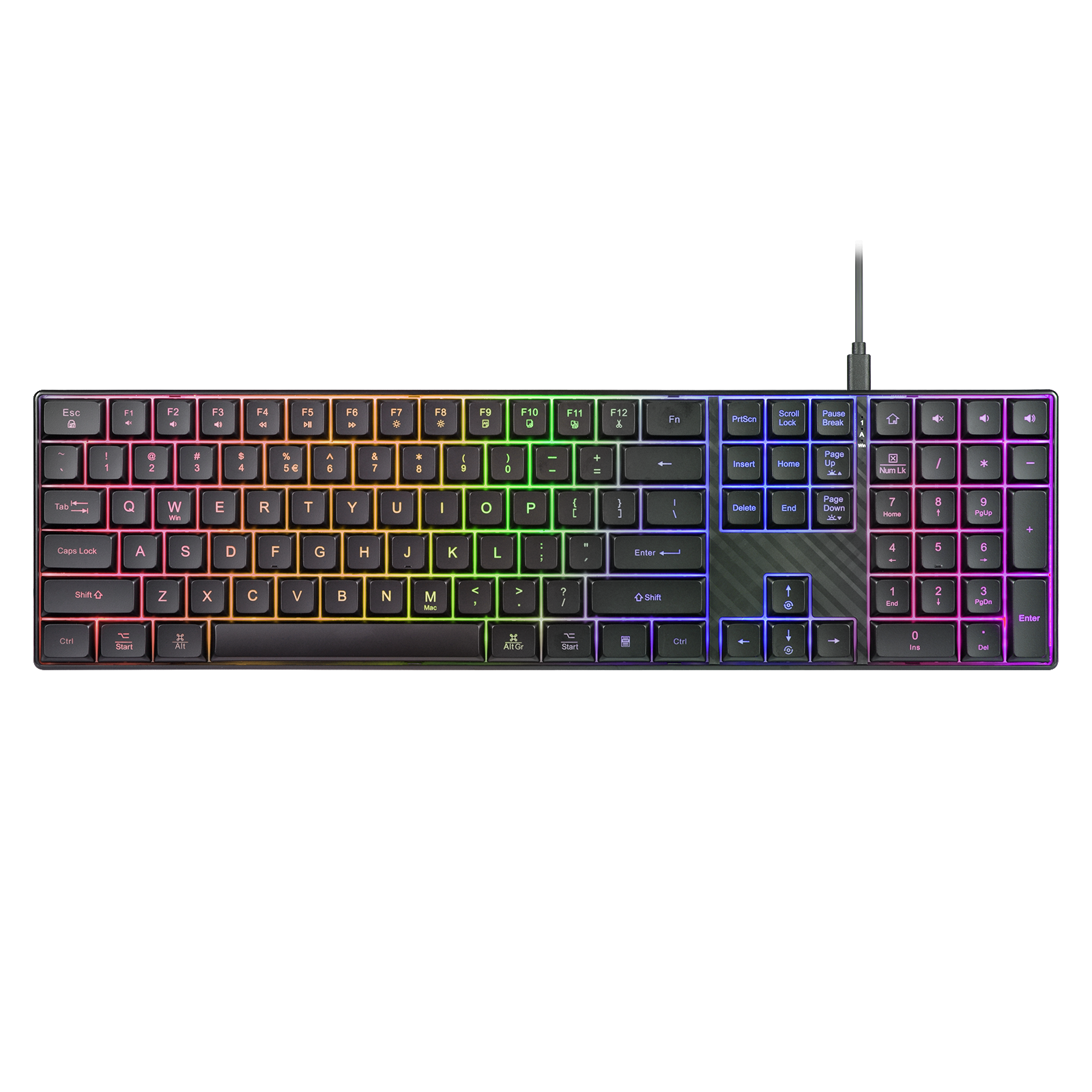 perixx-periboard-329-wired-backlit-keyboard-with-scissor-keys-and-large-print-le image 1