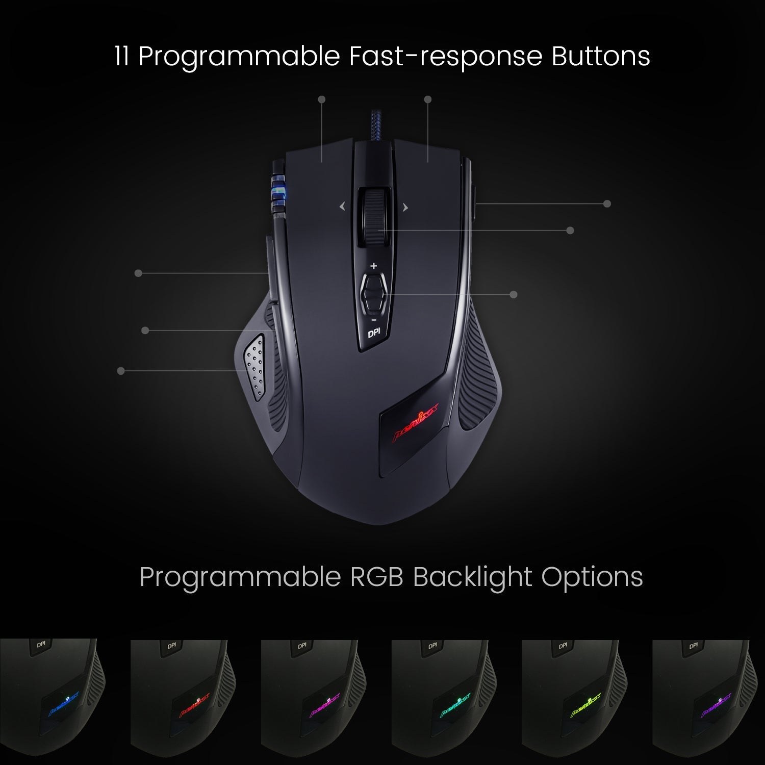 perixx-mx-2000-wired-programmable-gaming-mouse-up-to-5600-dpi image 8