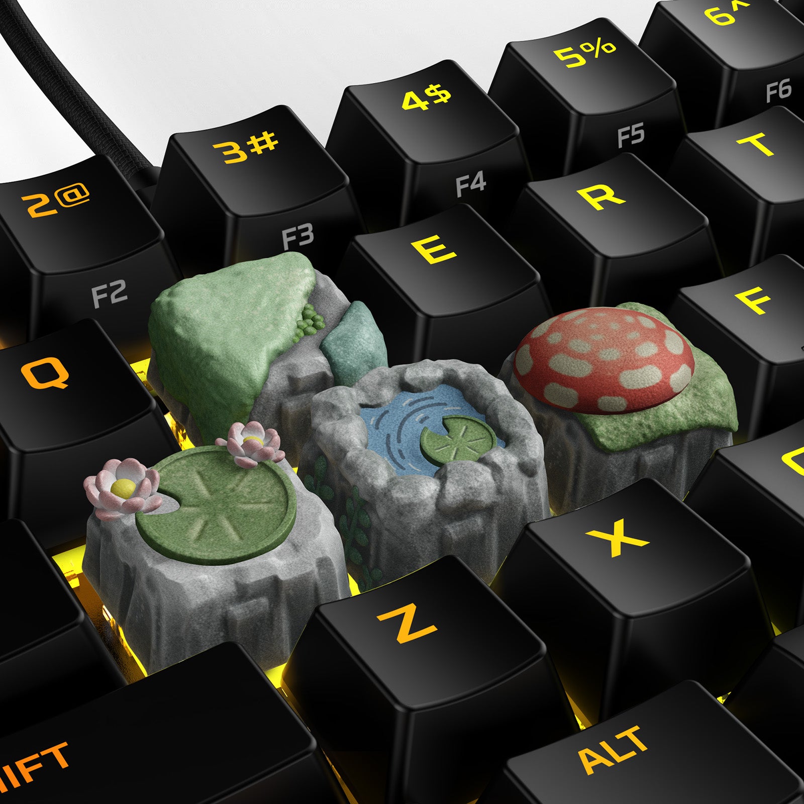 hyperx-hx3d-nature-movement-keycap-pack-wasd-arrow-keys image 1