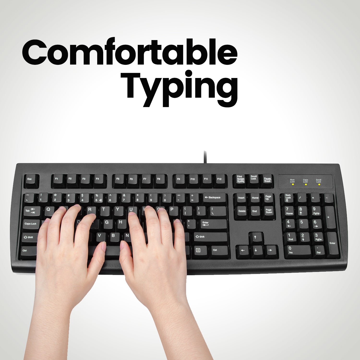 perixx-periboard-107-wired-ps-2-full-size-keyboard-with-ergonomic-curve image 2