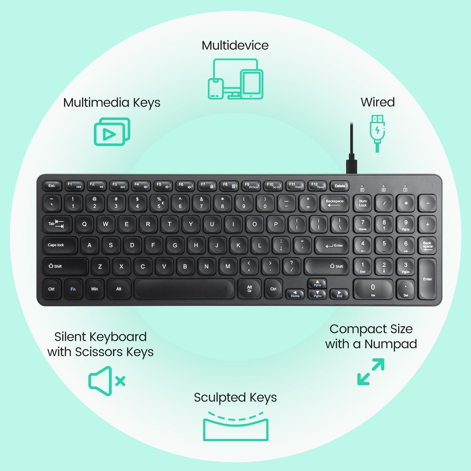 perixx-periboard-215-wired-keyboard-with-ultra-slim-scissor-keys image 5