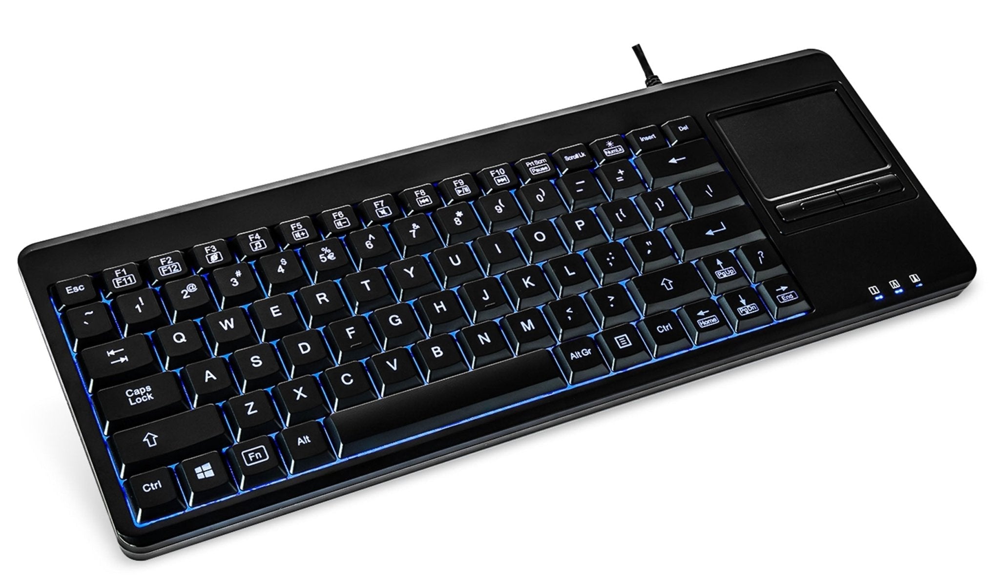 perixx-periboard-315-wired-backlit-touchpad-compact-keyboard-with-extra-usb-port image 3