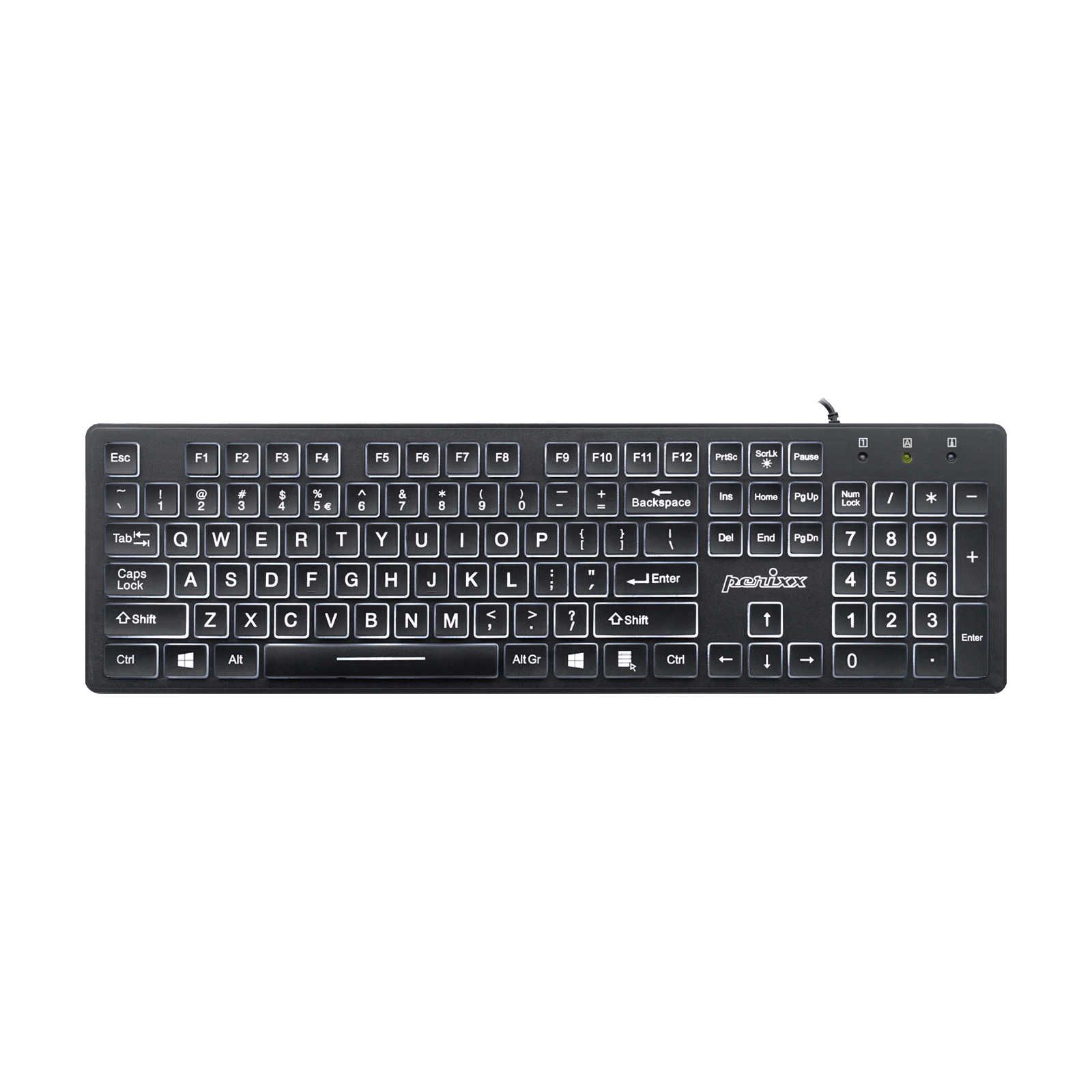 perixx-periboard-317-wired-backlit-standard-keyboard-with-large-print-letters image 1
