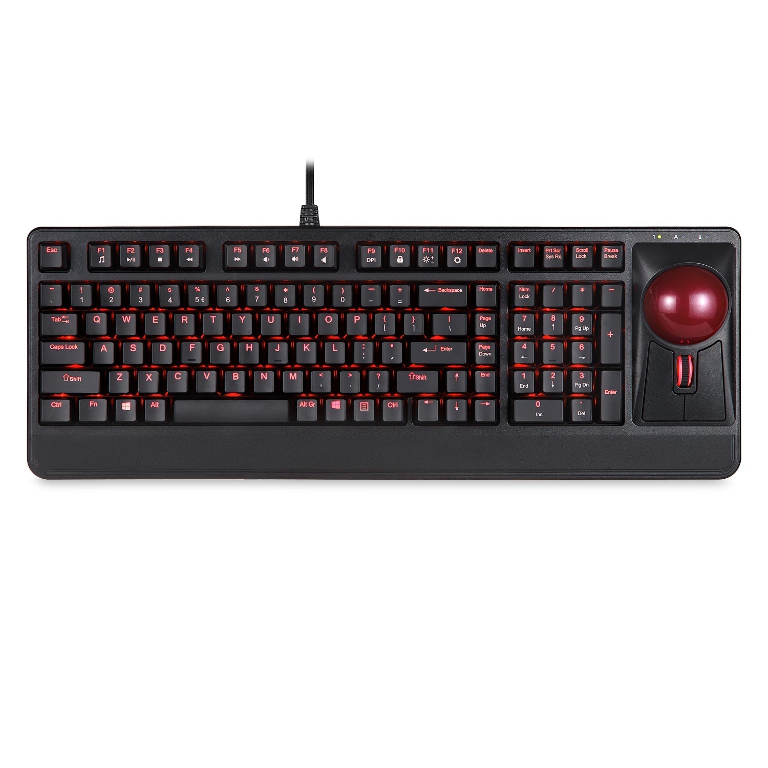 perixx-periboard-322-wired-backlit-trackball-keyboard-with-extra-usb-ports image 8