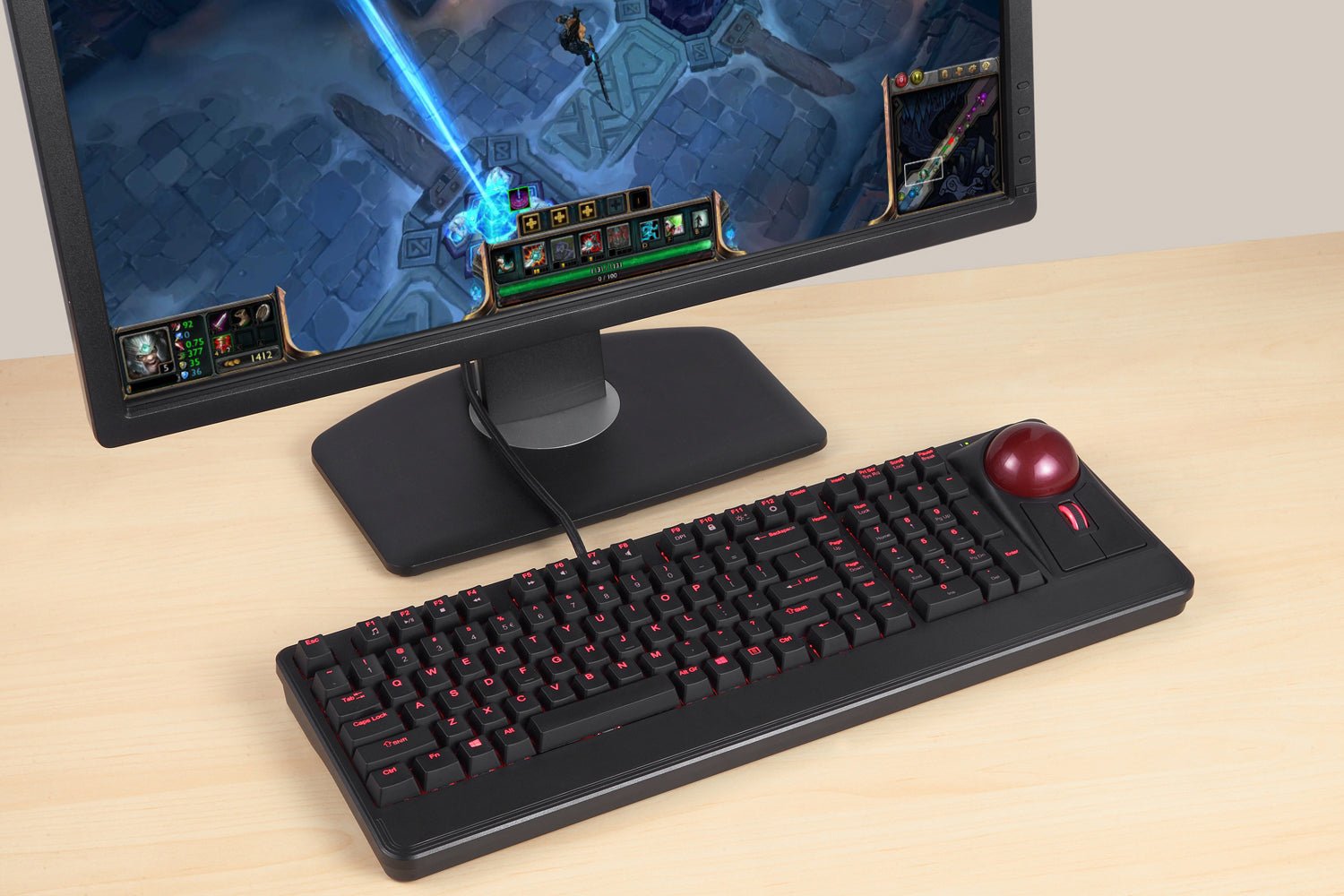perixx-periboard-322-wired-backlit-trackball-keyboard-with-extra-usb-ports image 5