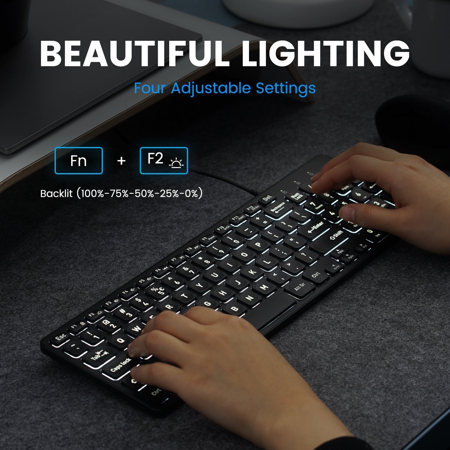 perixx-periboard-333-wired-compact-backlit-scissor-keyboard-large-print-quiet-ke image 5
