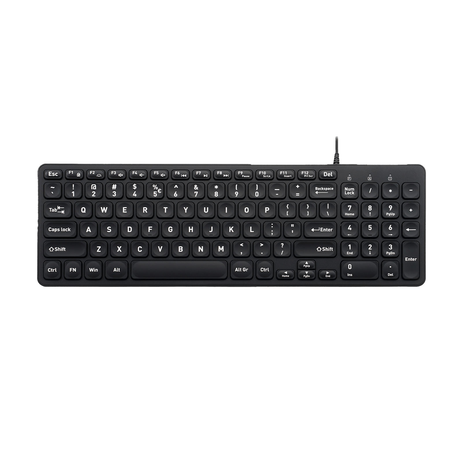 perixx-periboard-333-wired-compact-backlit-scissor-keyboard-large-print-quiet-ke image 1