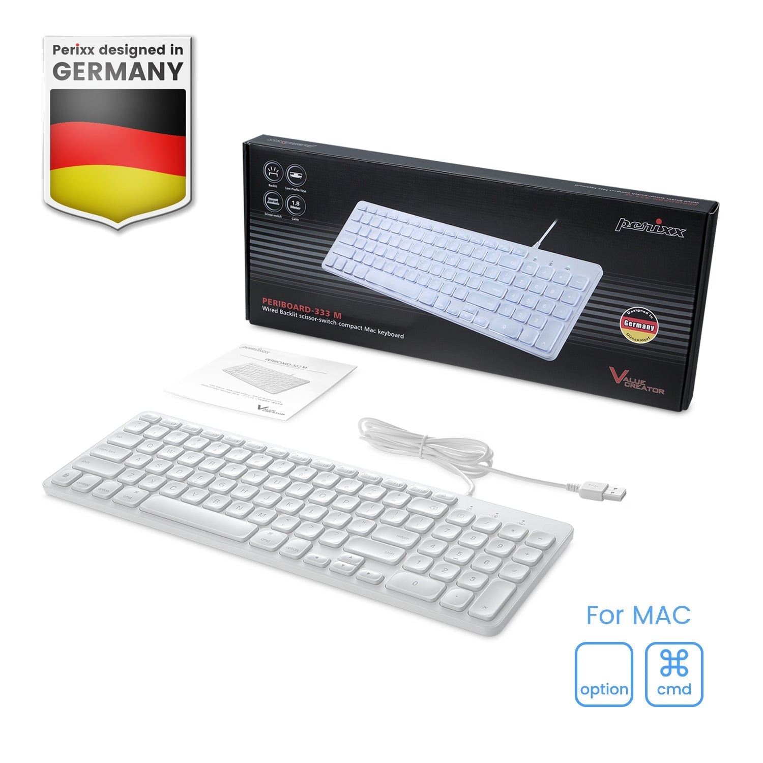 perixx-periboard-333m-wired-compact-backlit-scissor-keyboard-for-mac-with-numeri image 8